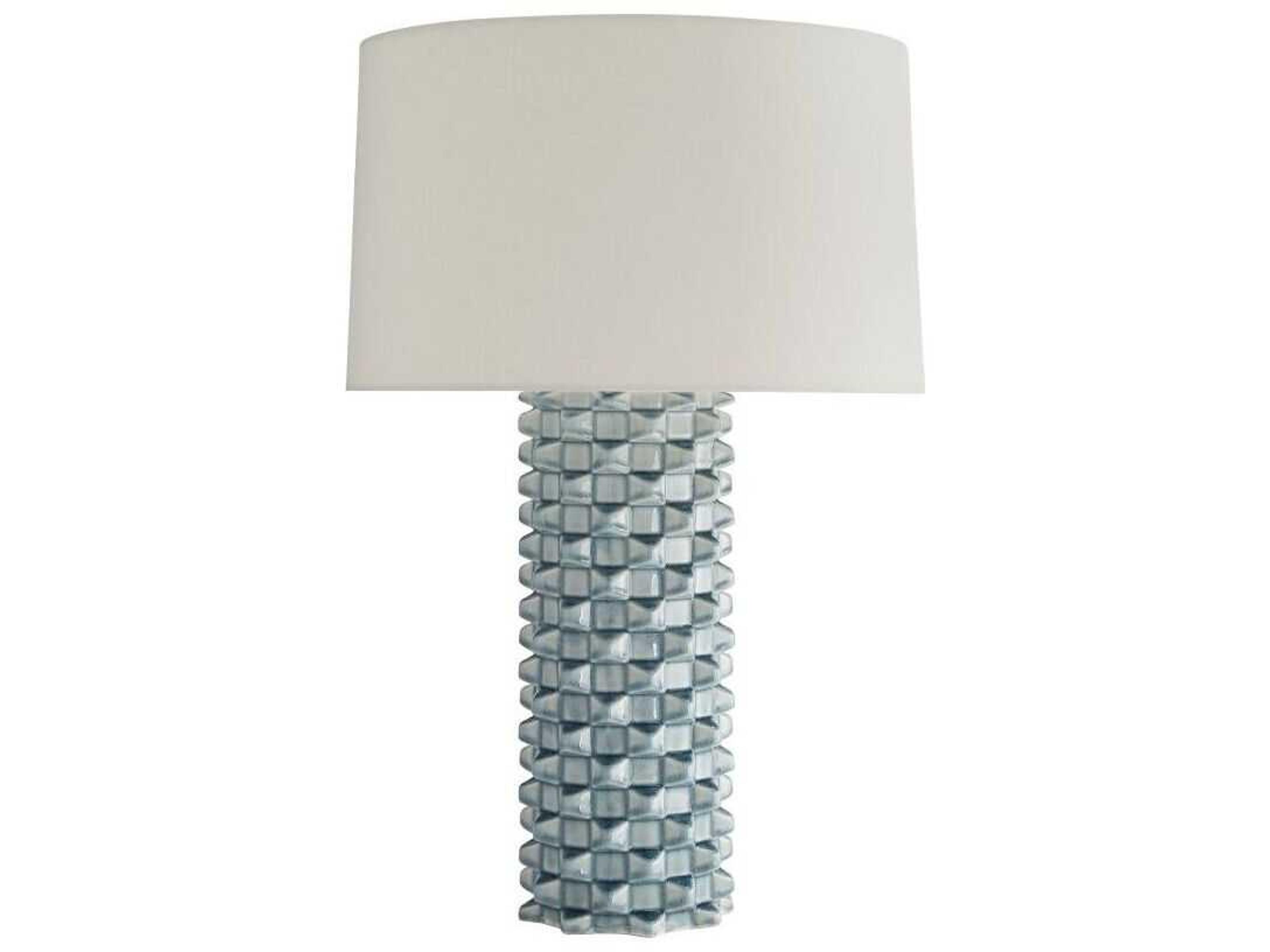 Arteriors Home Ari Celadon Crackle Blue Buffet Lamp