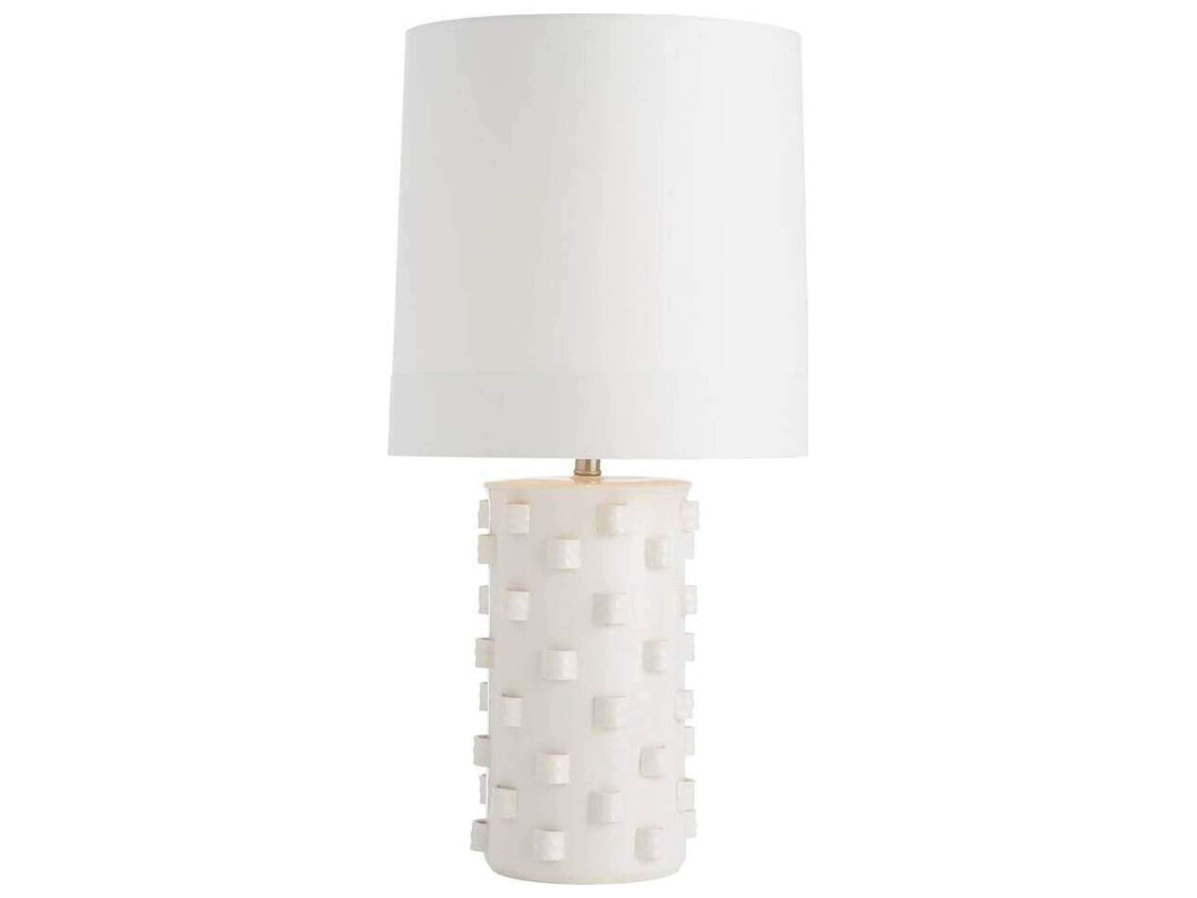 Robertson Table Lamp Ivory Crackle Porcelain