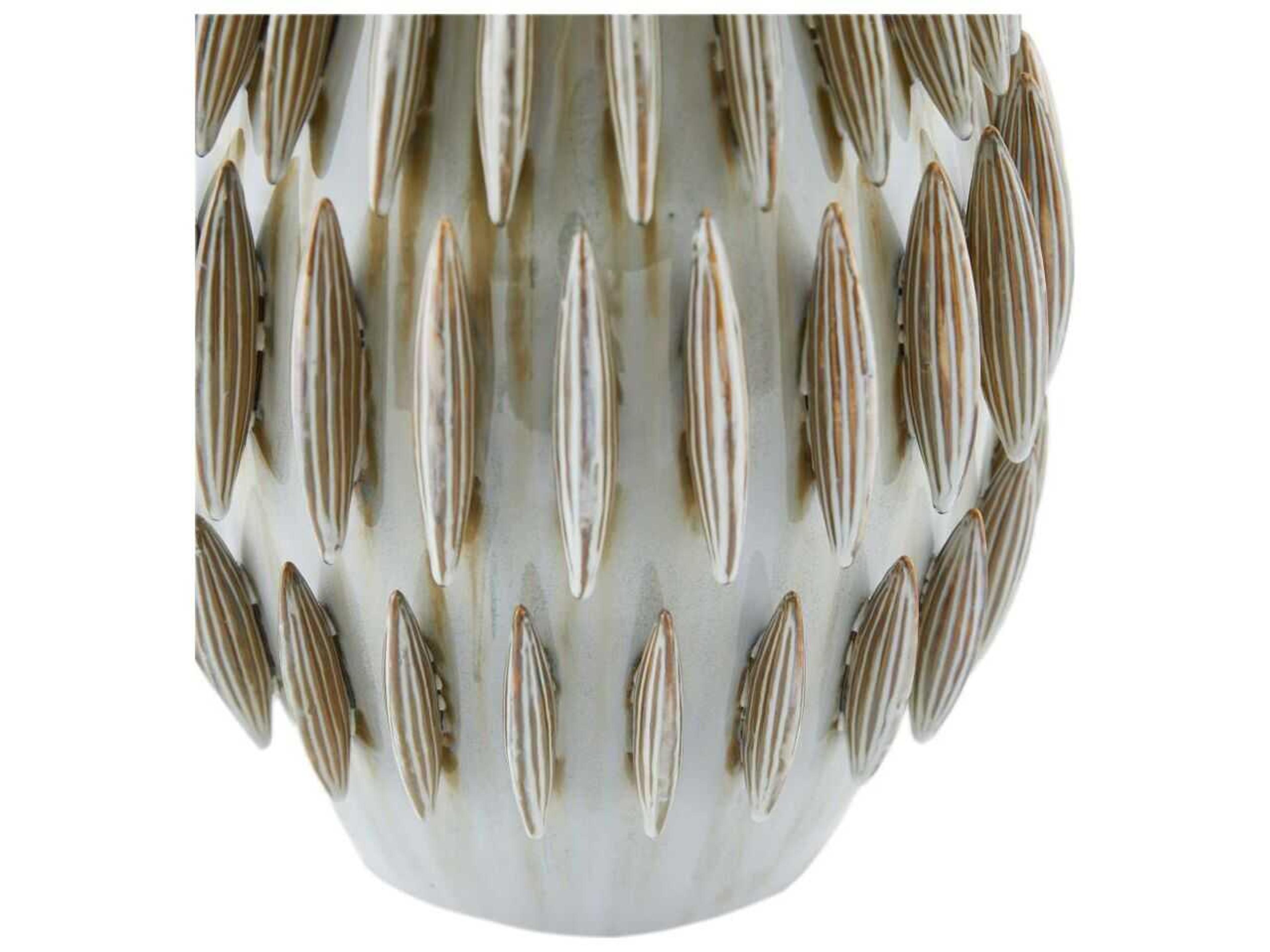 Arteriors Home Pawnee Laurel Reactive Off White Buffet Lamp