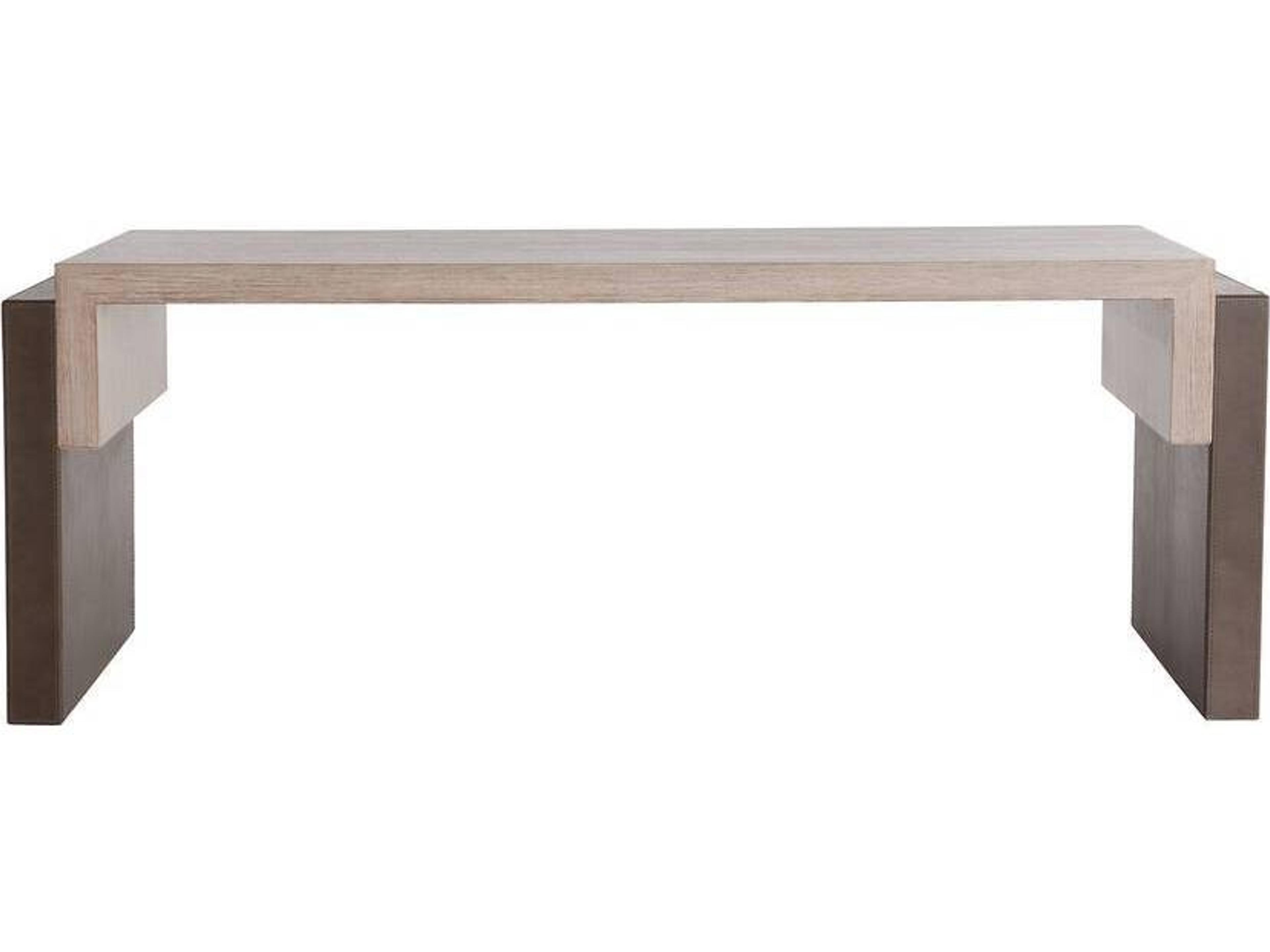 Arteriors Home Luke Rectangular Wood Charcoal Coffee Table