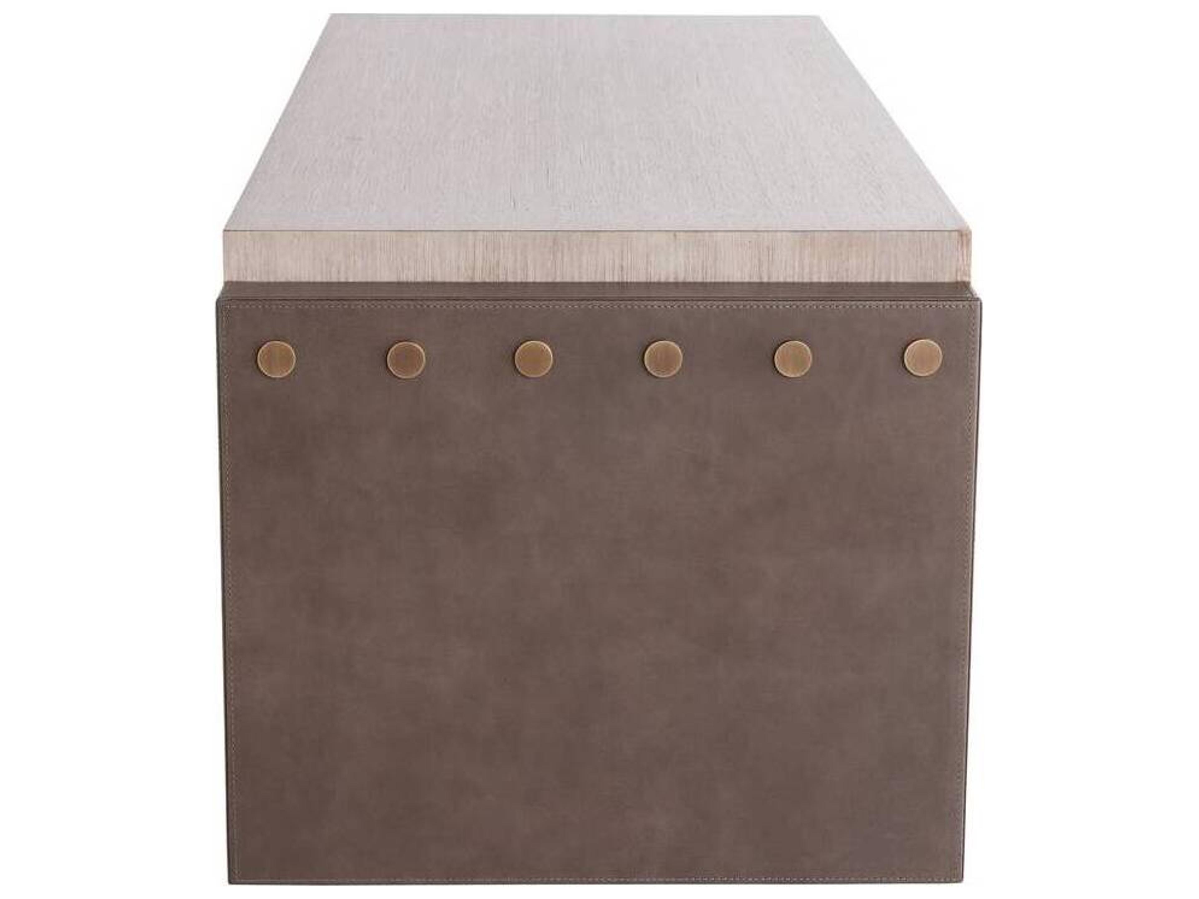 Arteriors Home Luke Rectangular Wood Charcoal Coffee Table