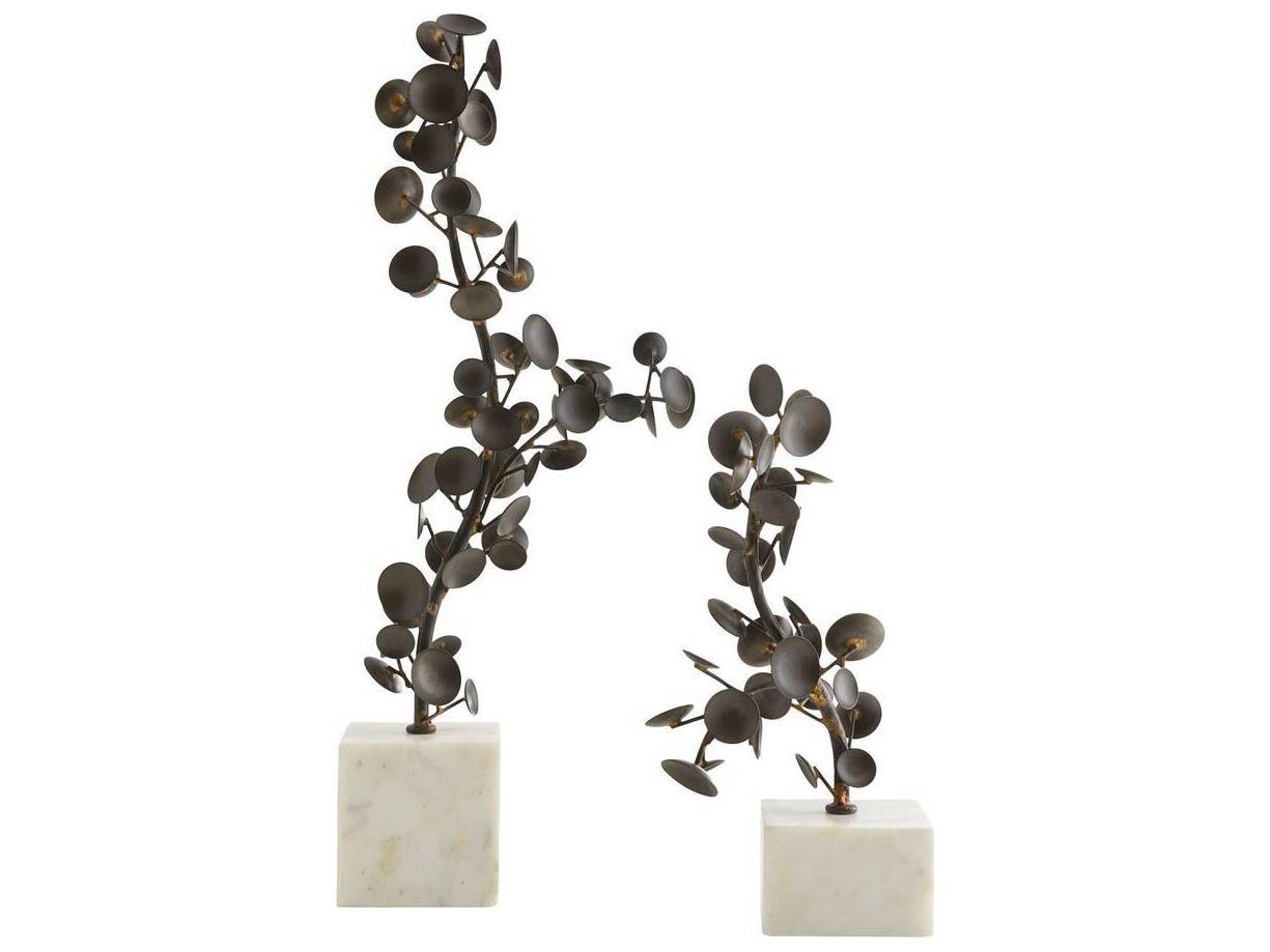 Arteriors Home Labrynth Bronze Sculpture Set of 2