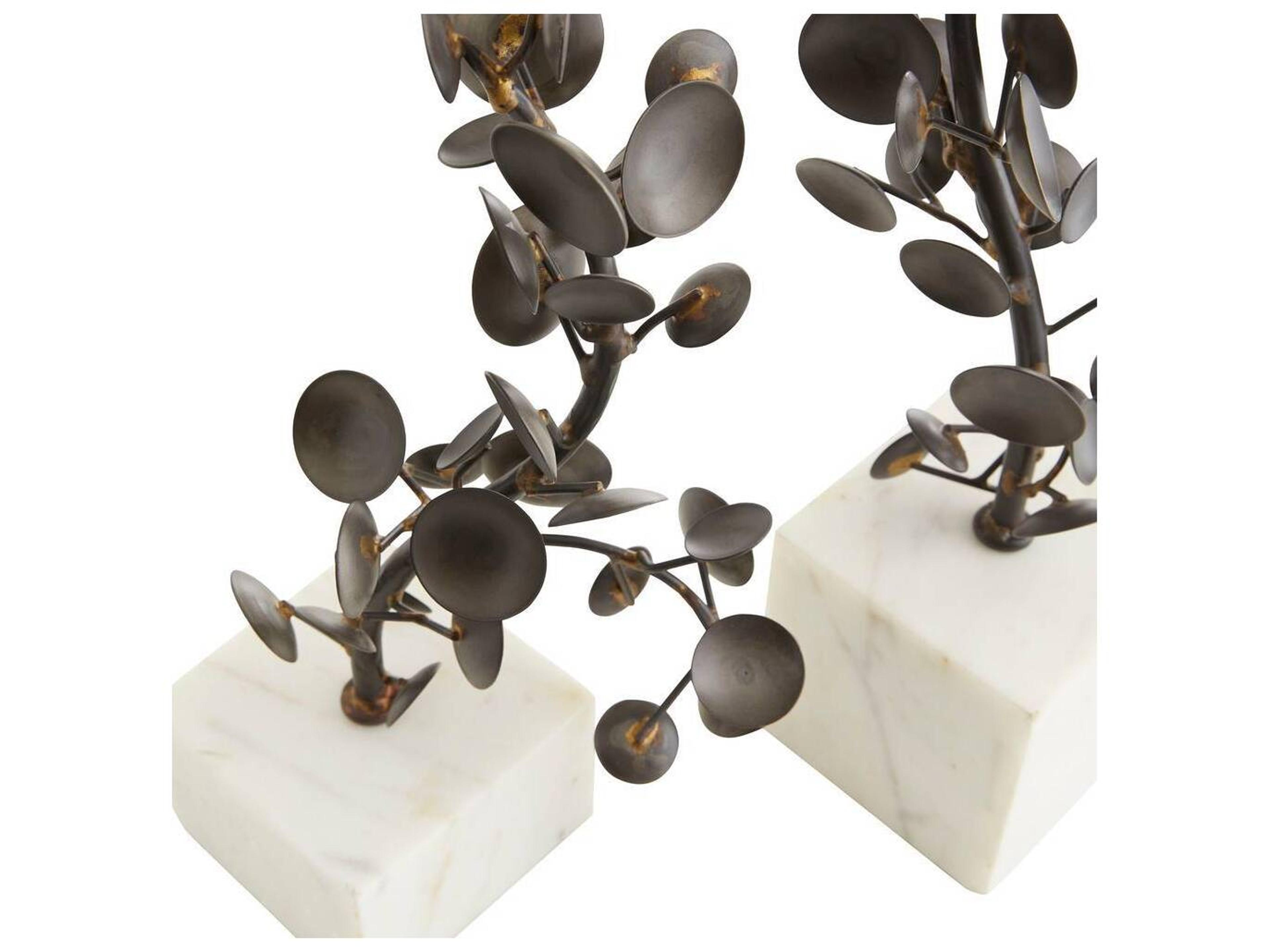 Arteriors Home Labrynth Bronze Sculpture Set of 2