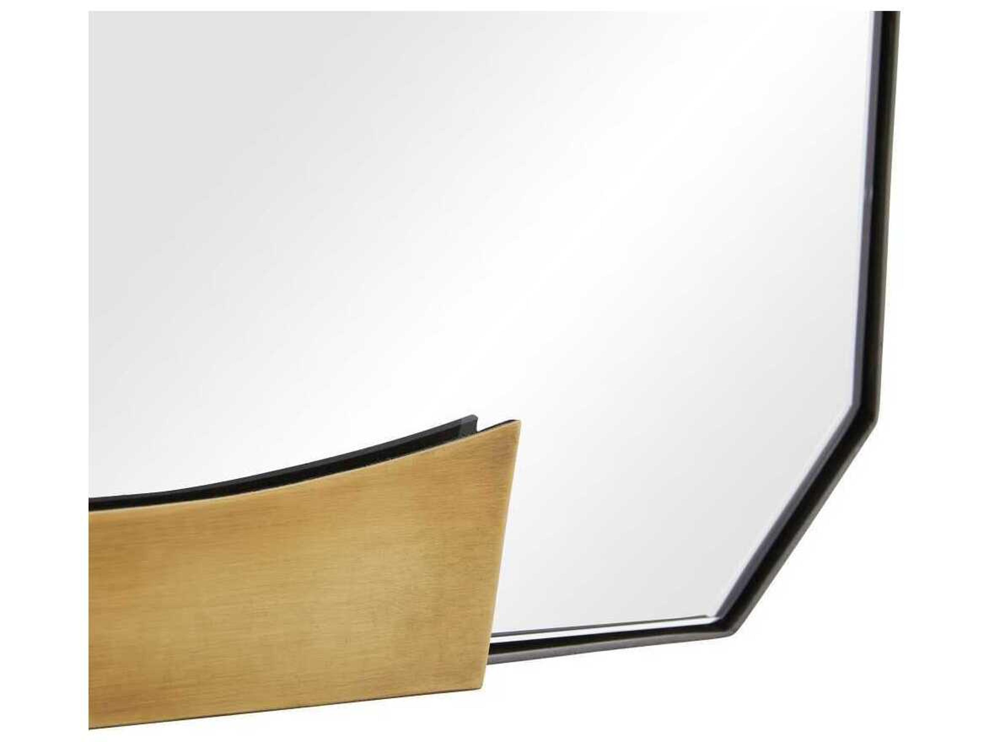 Arteriors Home Kris Antique Brass Rectangular Wall Mirror