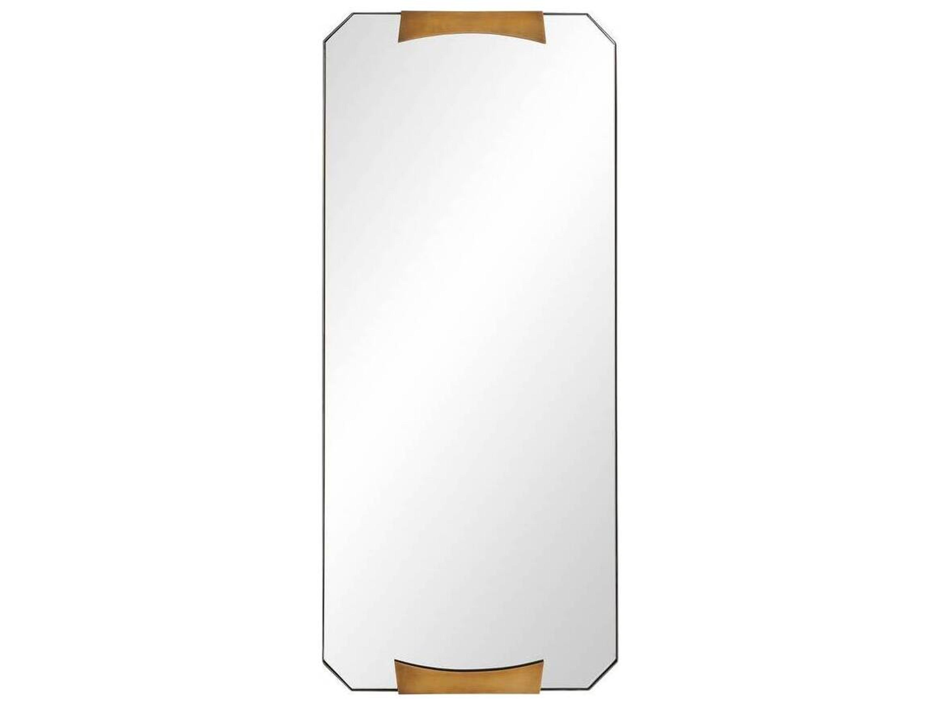 Arteriors Home Kris Antique Brass Rectangular Wall Mirror