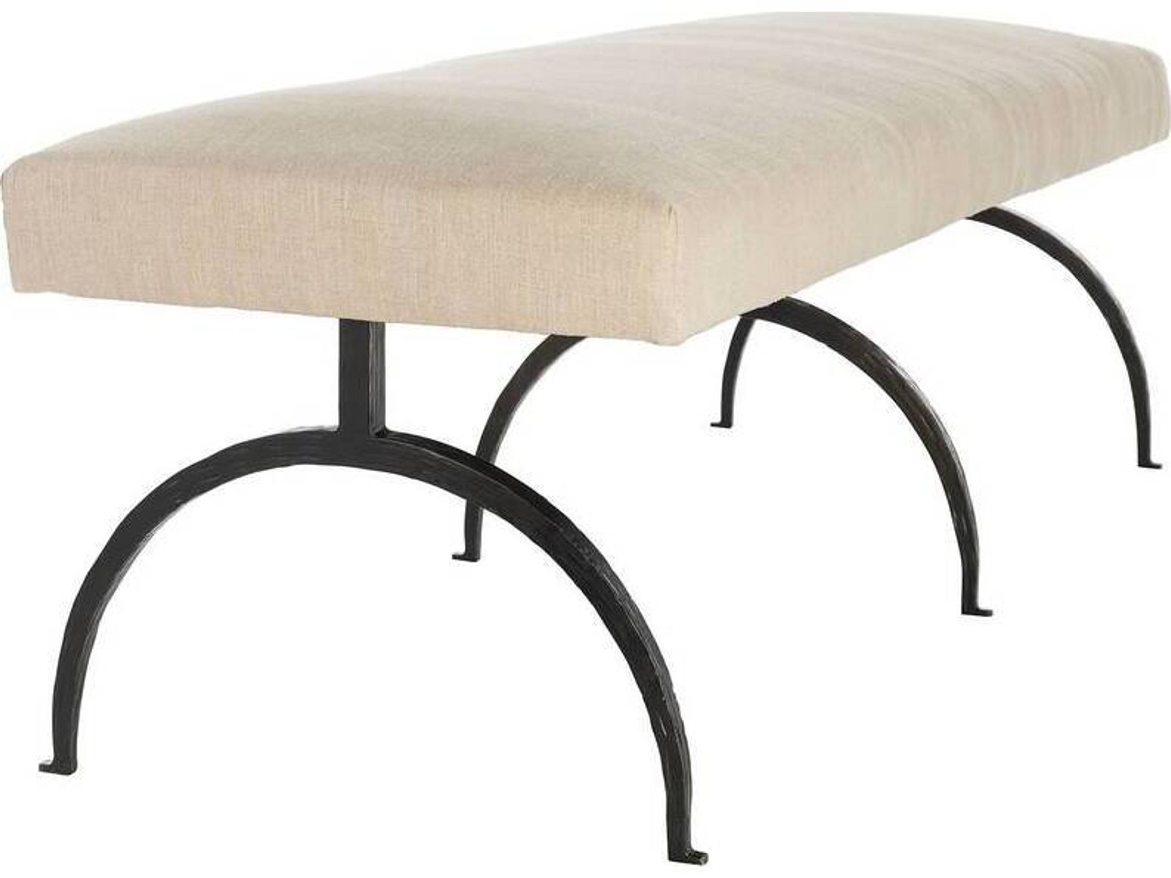 Arteriors Home Bahati Natural Beige Upholstered Accent Bench