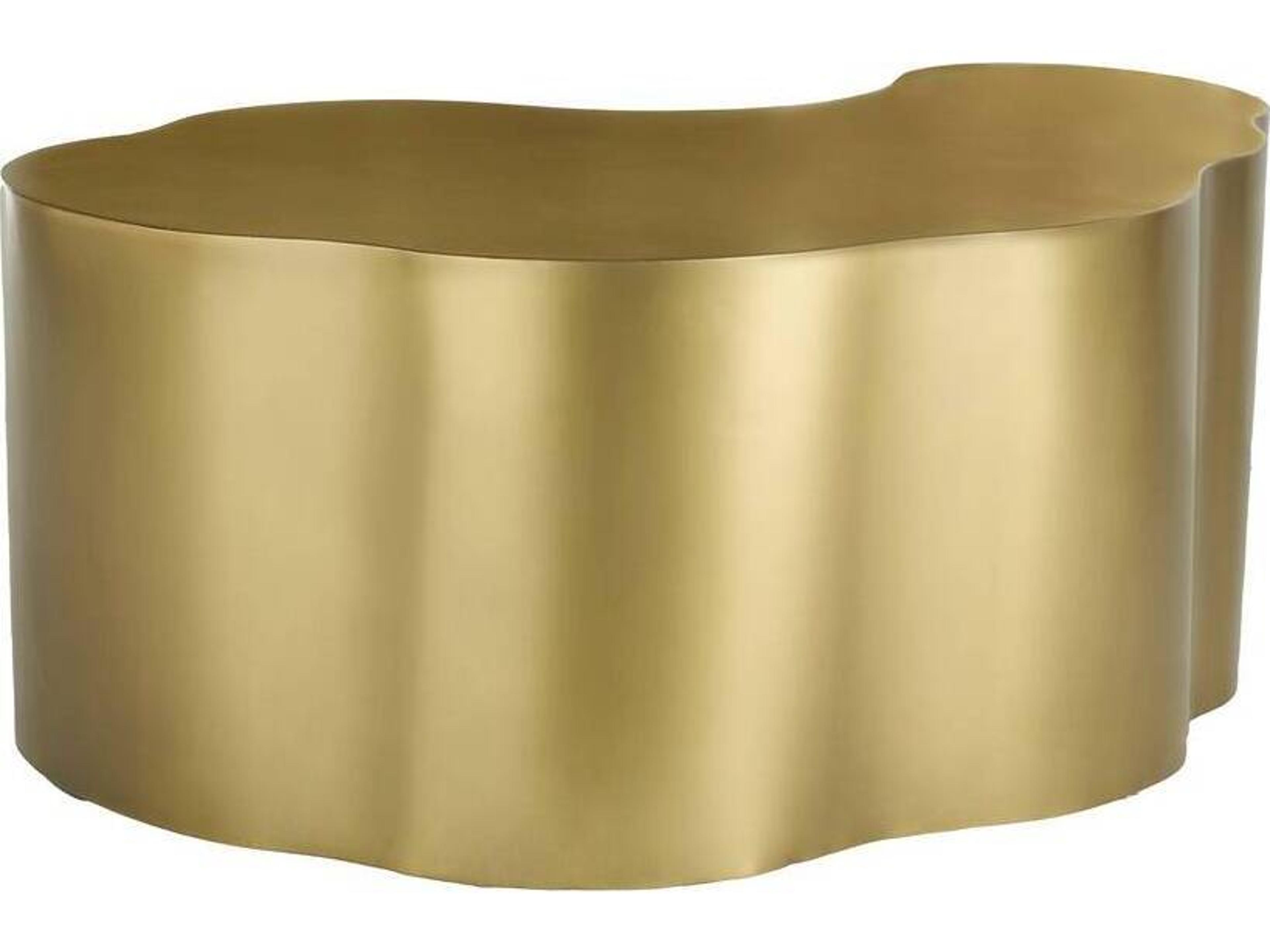 Arteriors Home Meadow Metal Antique Brass Coffee Table