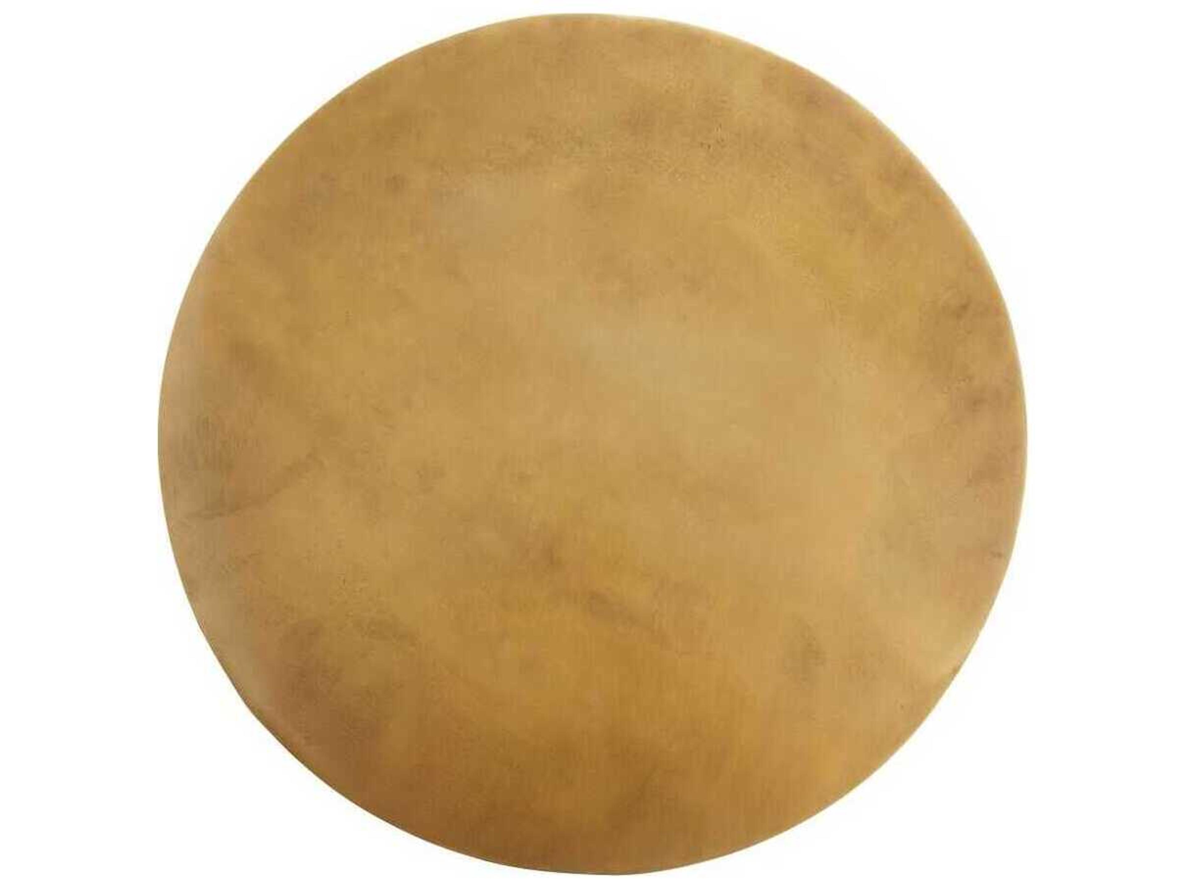 Arteriors Home Jesse Round Metal Smoke End Table