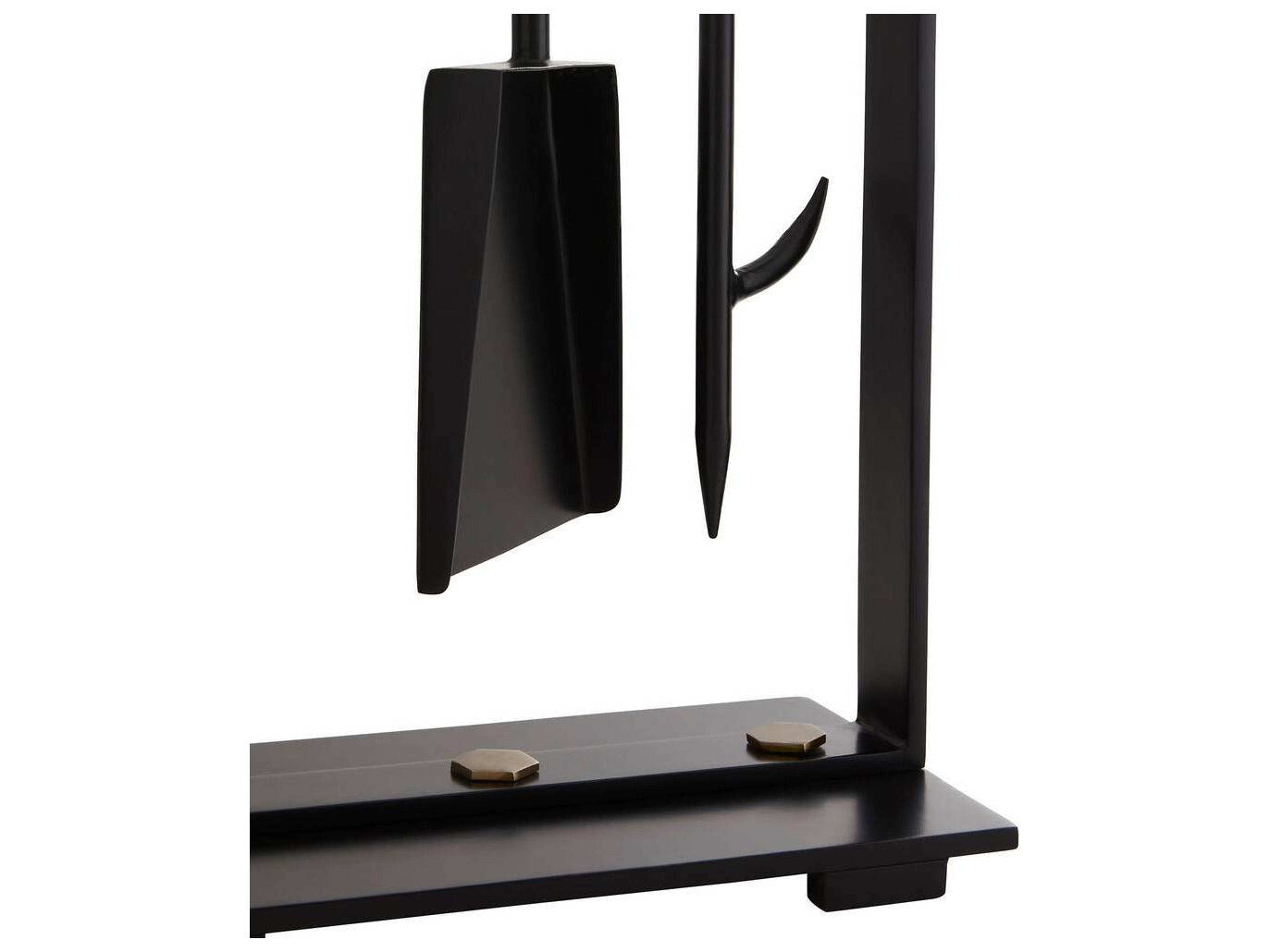 Arteriors Home Landt Blackened Fireplace Tool Set