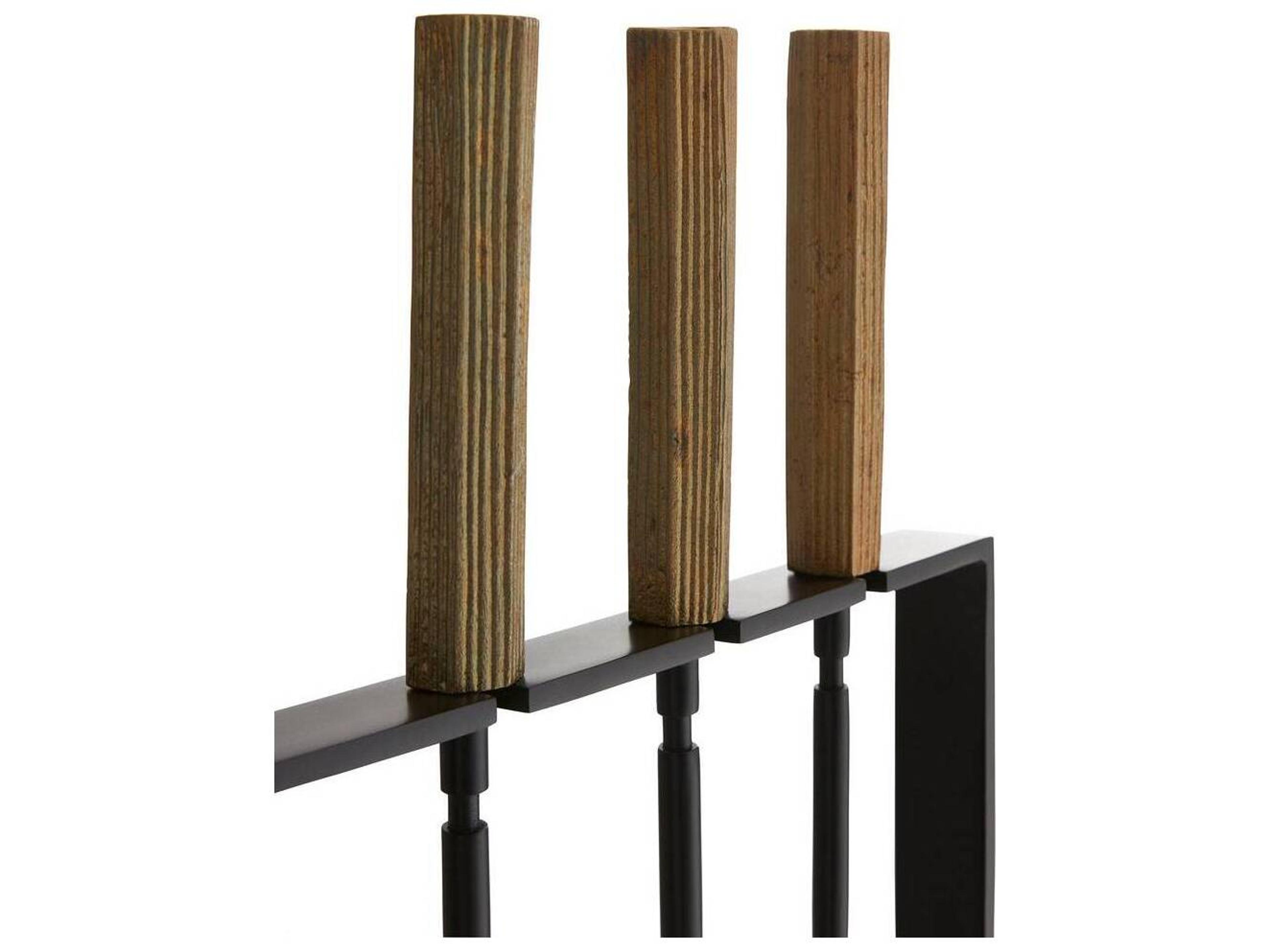Arteriors Home Landt Blackened Fireplace Tool Set