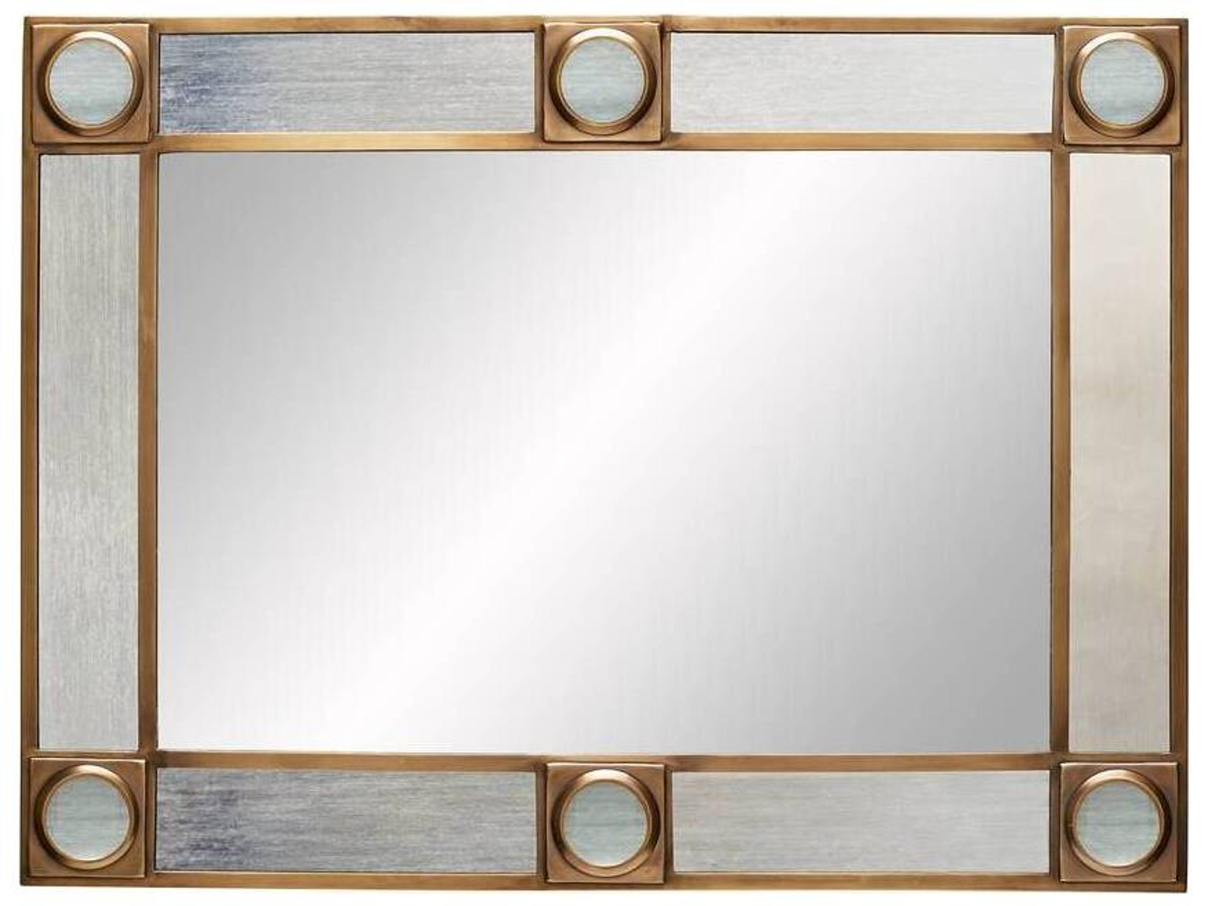Arteriors Home Baldwin Antique Brass Rectangular Wall Mirror