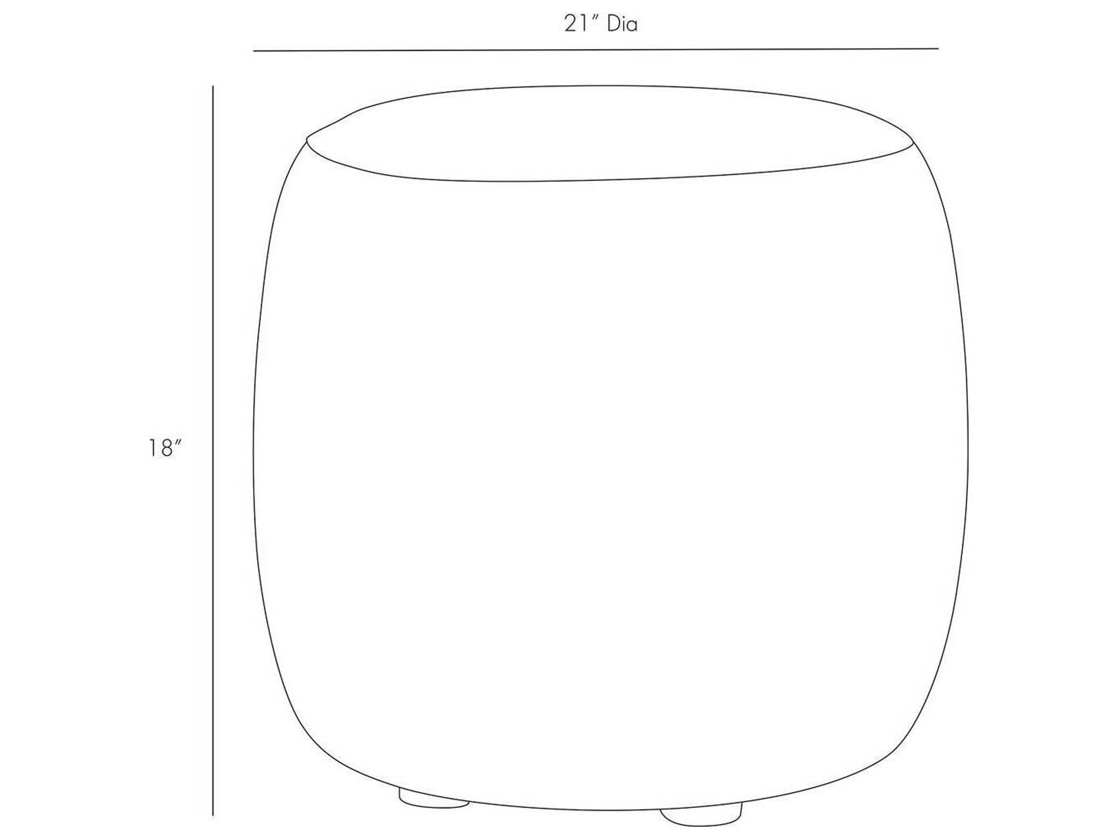 Arteriors Home Owen Brown And White Hide Leather Ottoman