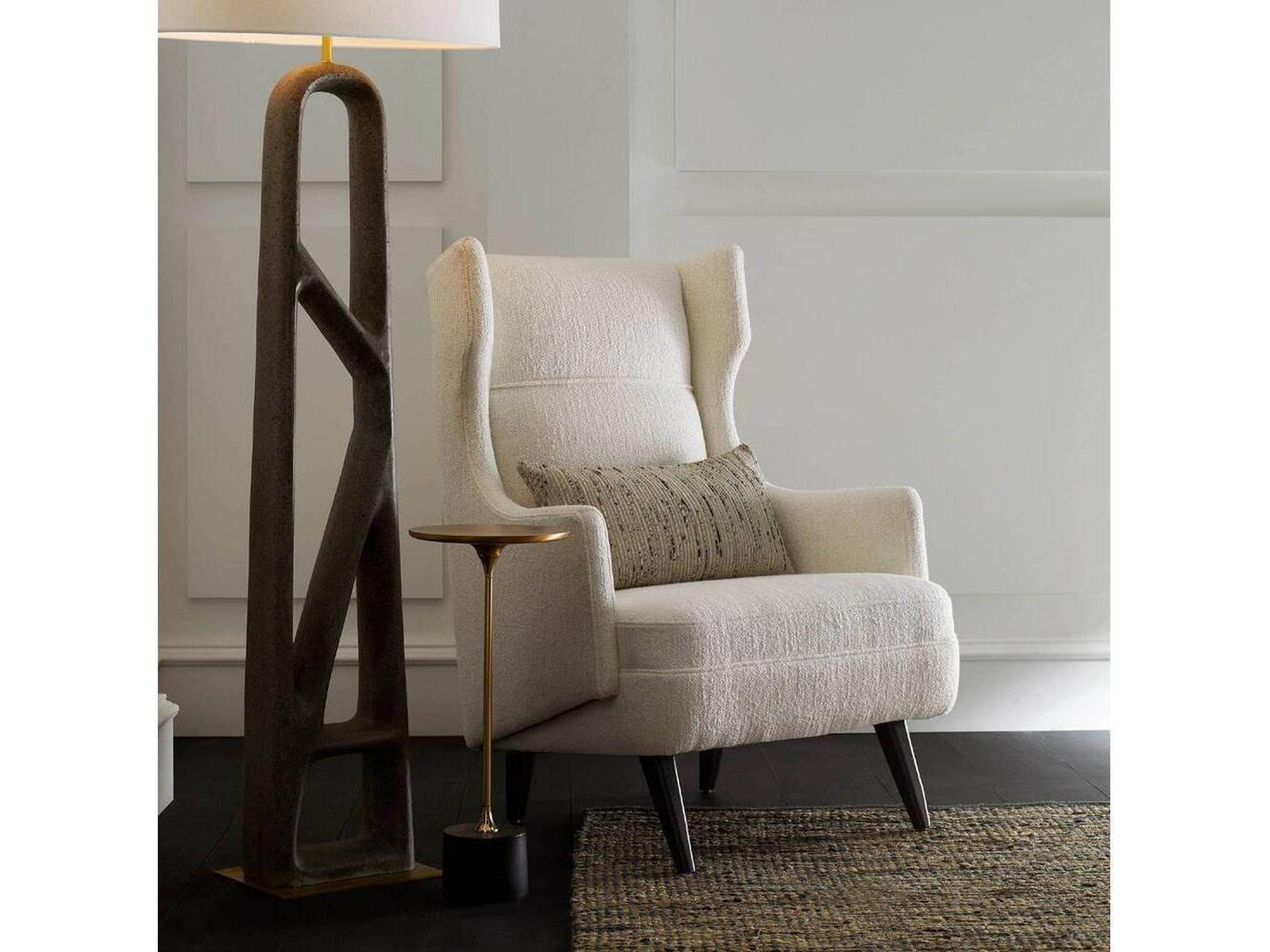 Arteriors Home Fitz Round Metal Blackened Iron End Table