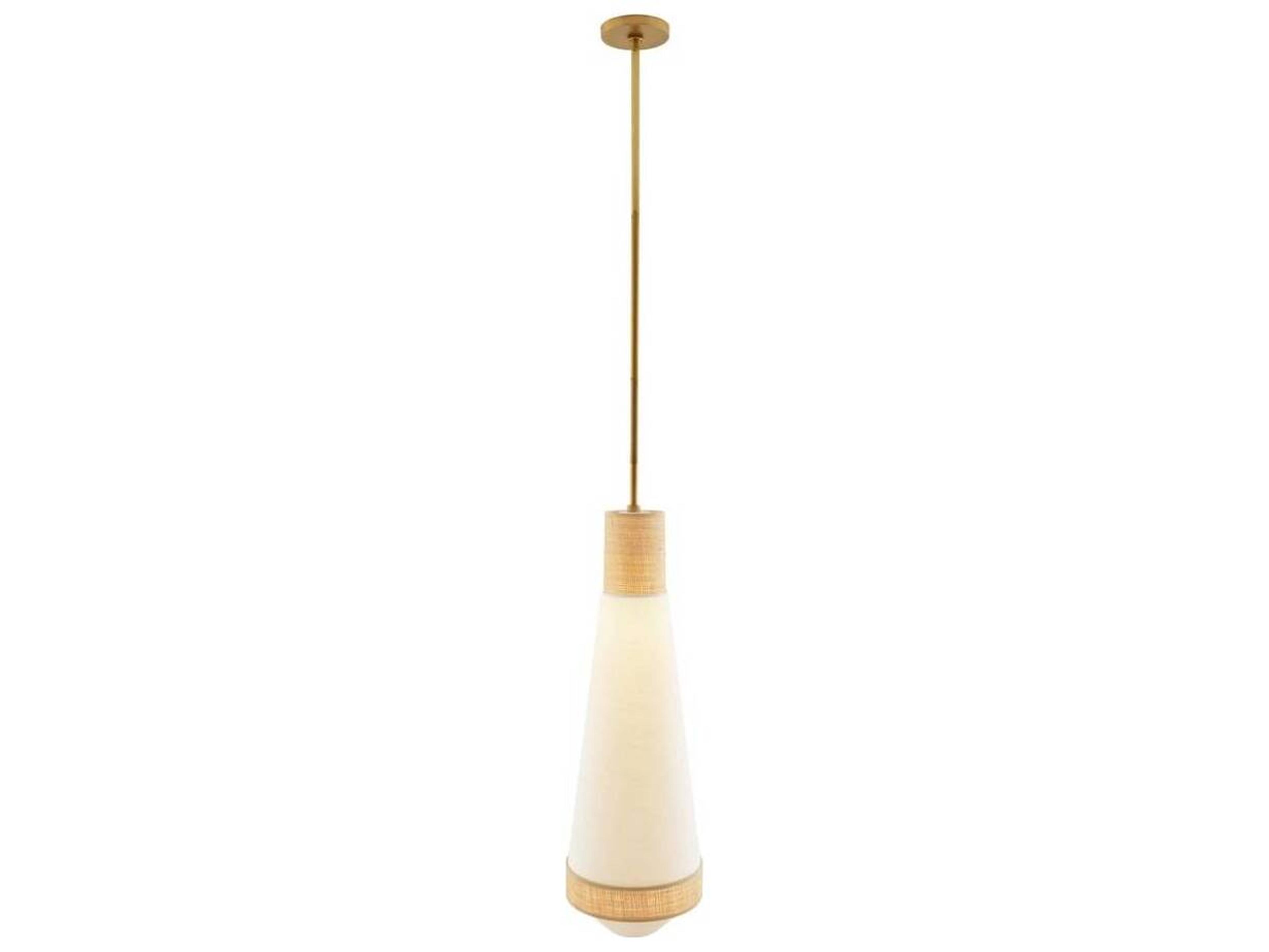 Arteriors Home 1-Light Natural White Mini Pendant