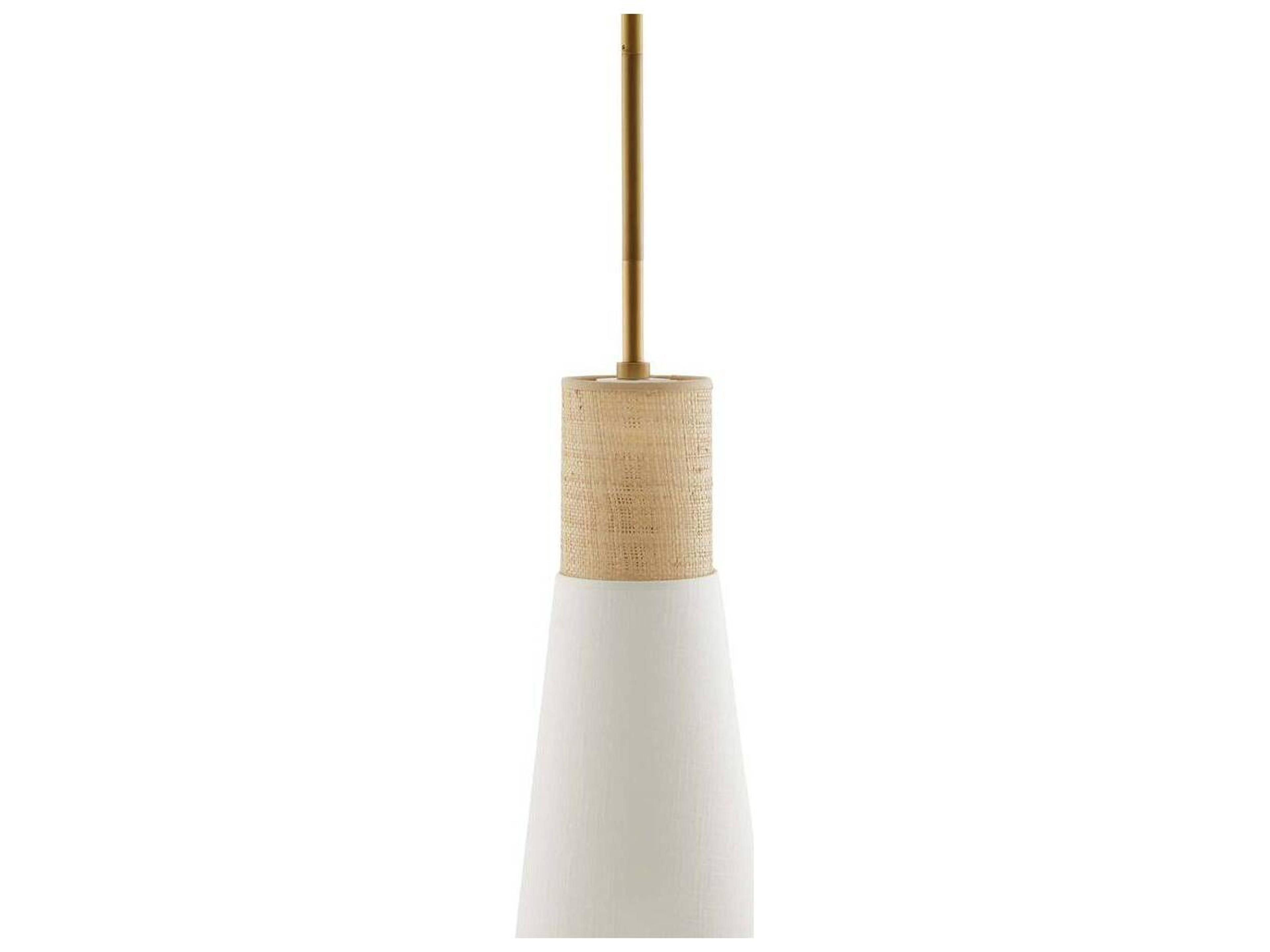 Arteriors Home 1-Light Natural White Mini Pendant