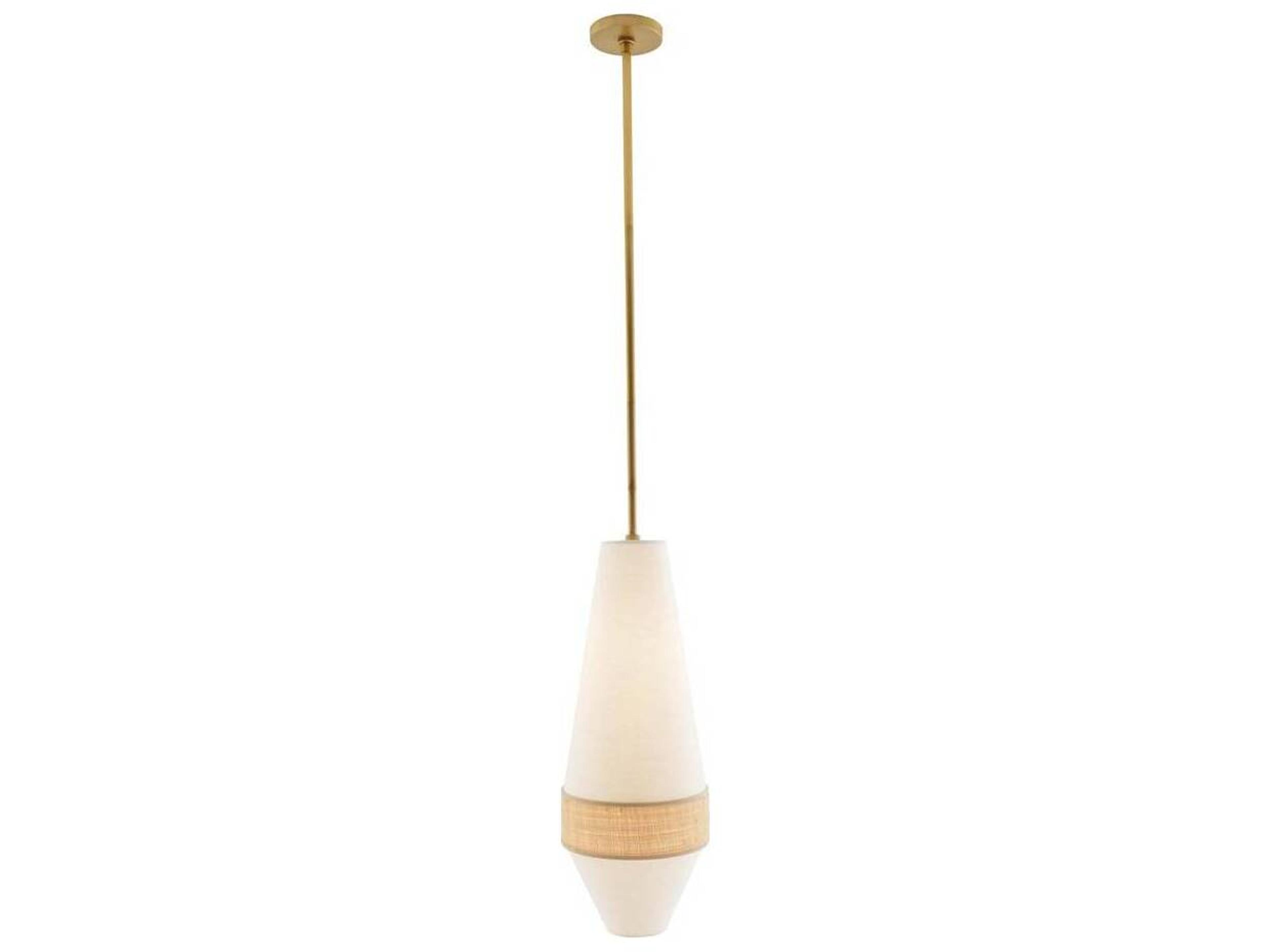 Arteriors Home 1-Light Natural White Linear Mini Pendant