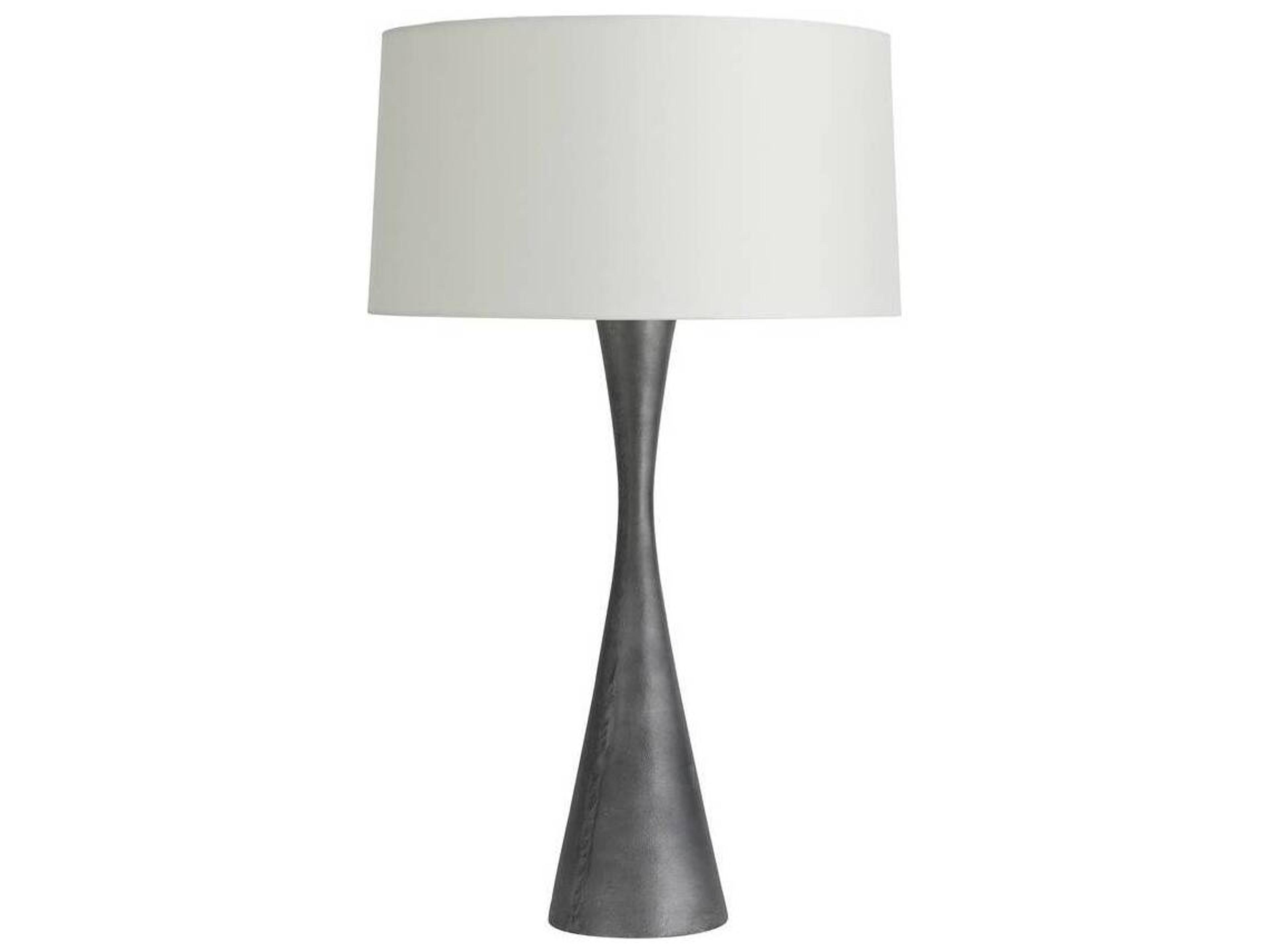 Arteriors Home Narsi Antiqued Aluminum Gray Buffet Lamp