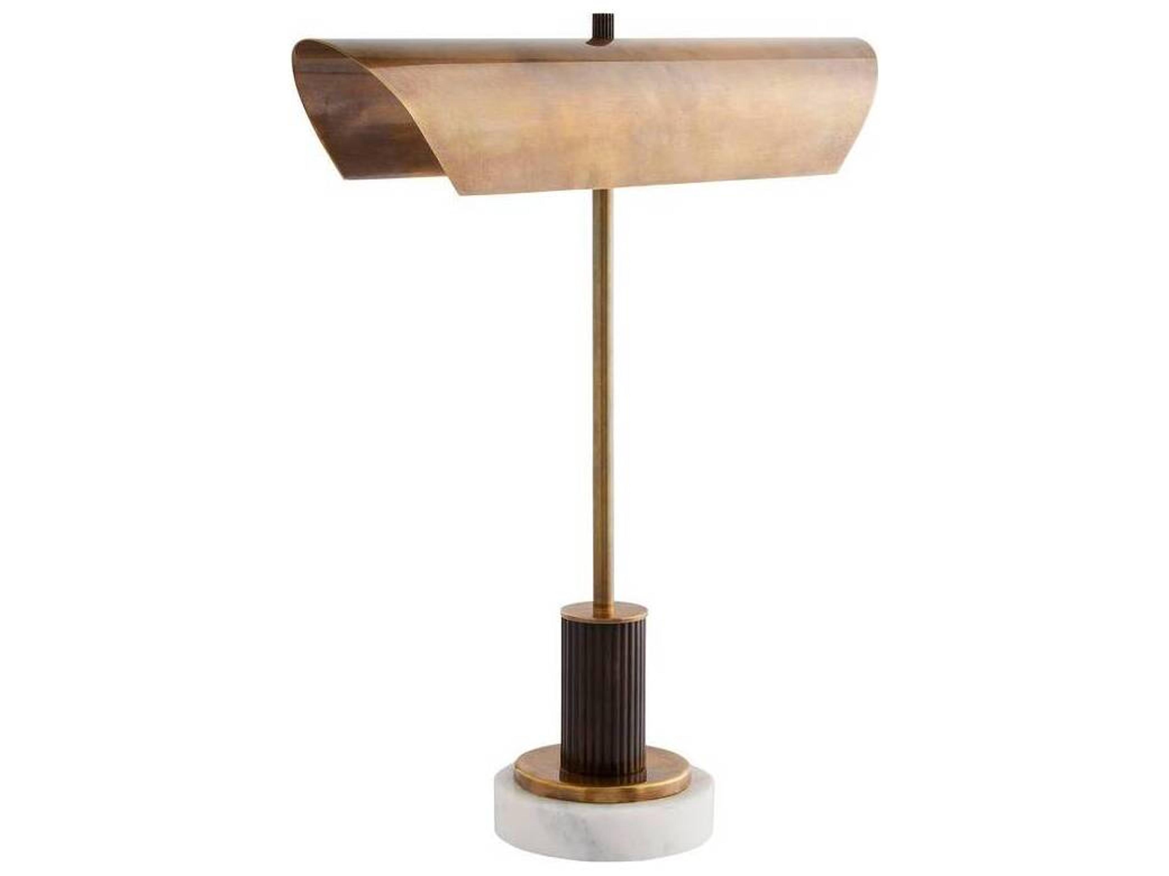 Arteriors Home Lansing Vintage Brass Bronze Desk Lamp