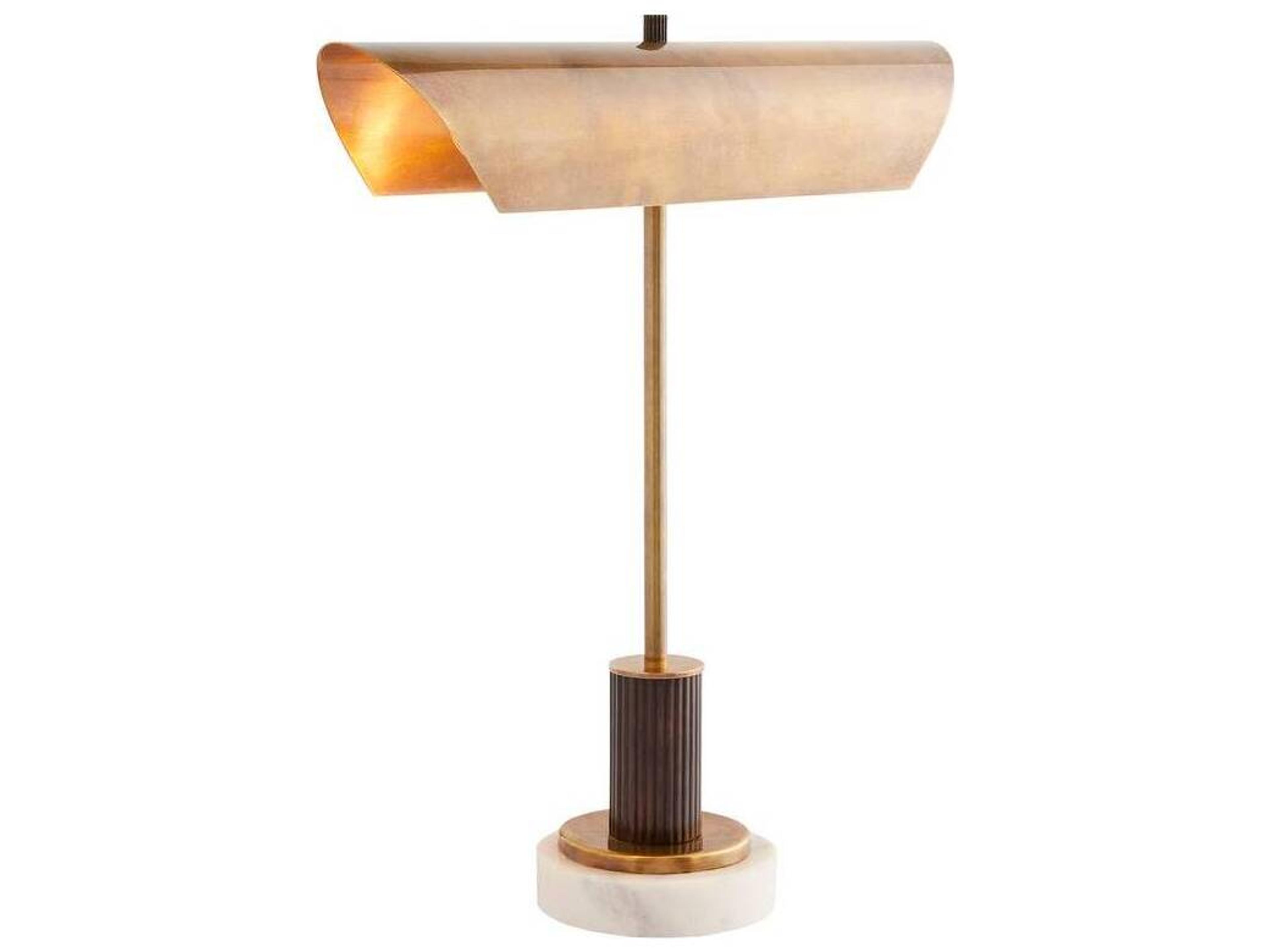 Arteriors Home Lansing Vintage Brass Bronze Desk Lamp
