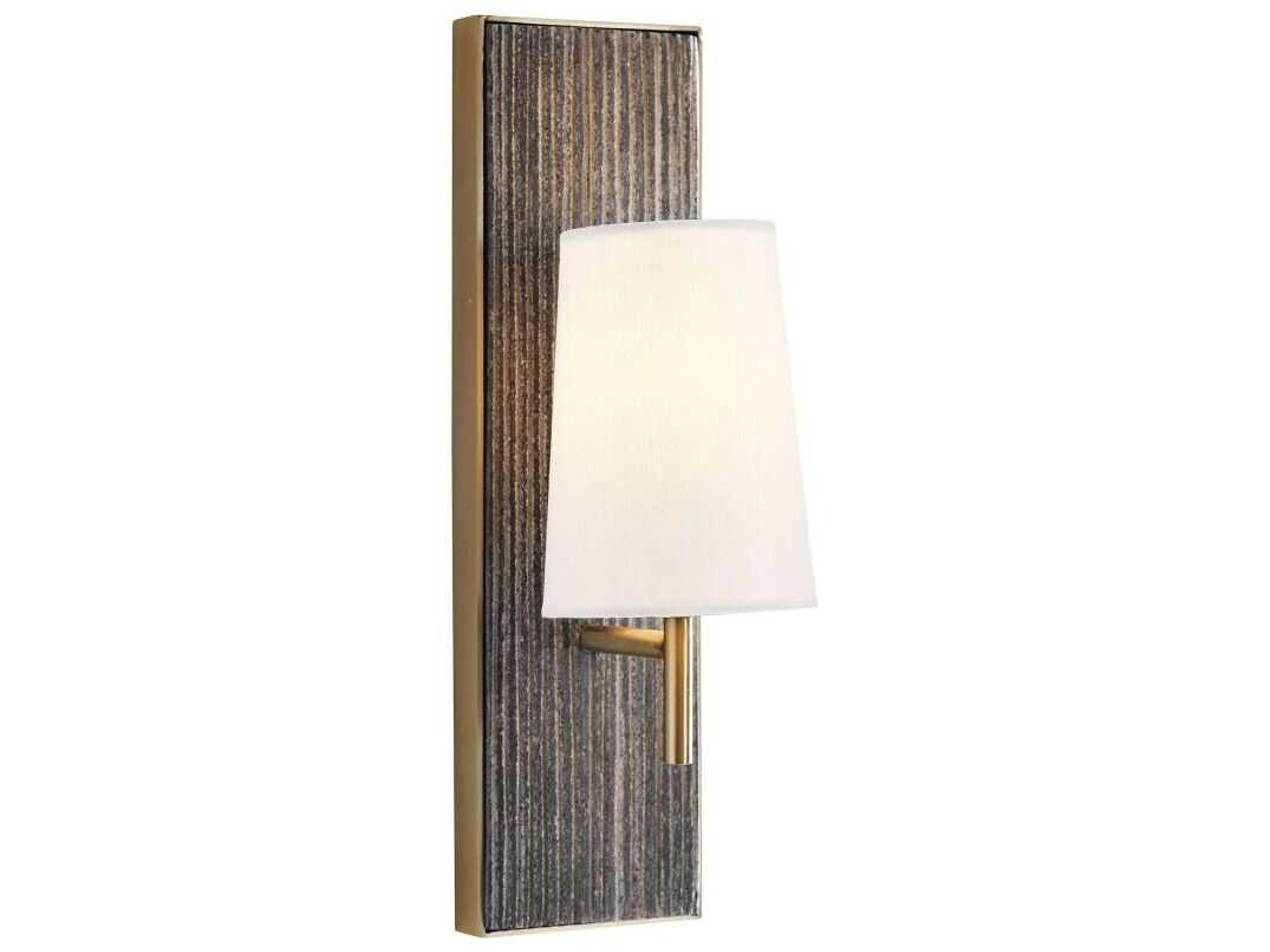 Kapri Wall Sconce Black Chiseled Marble