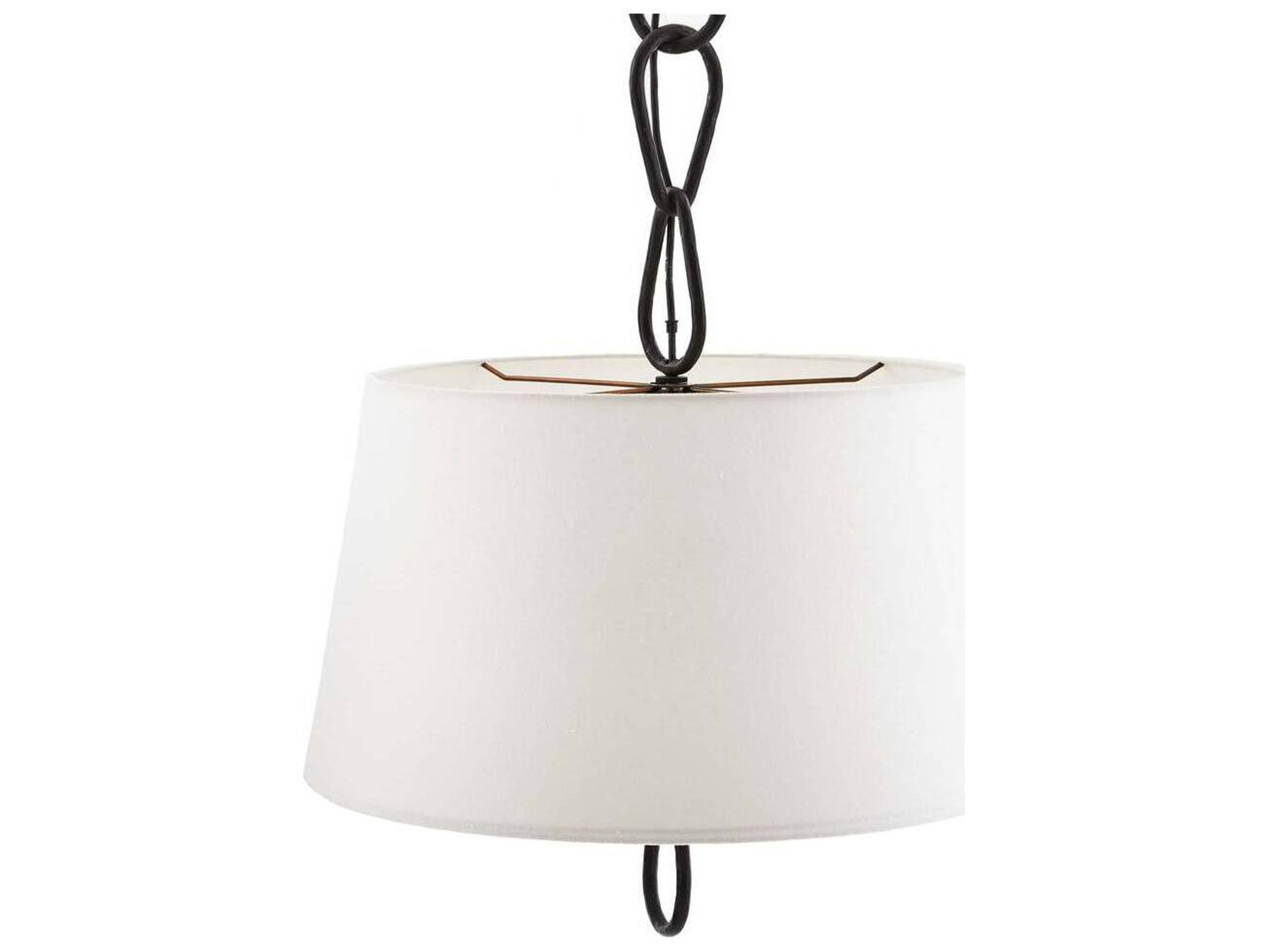 Arteriors Home Parkman 2-Light Blackened Iron Brass Geometric Pendant