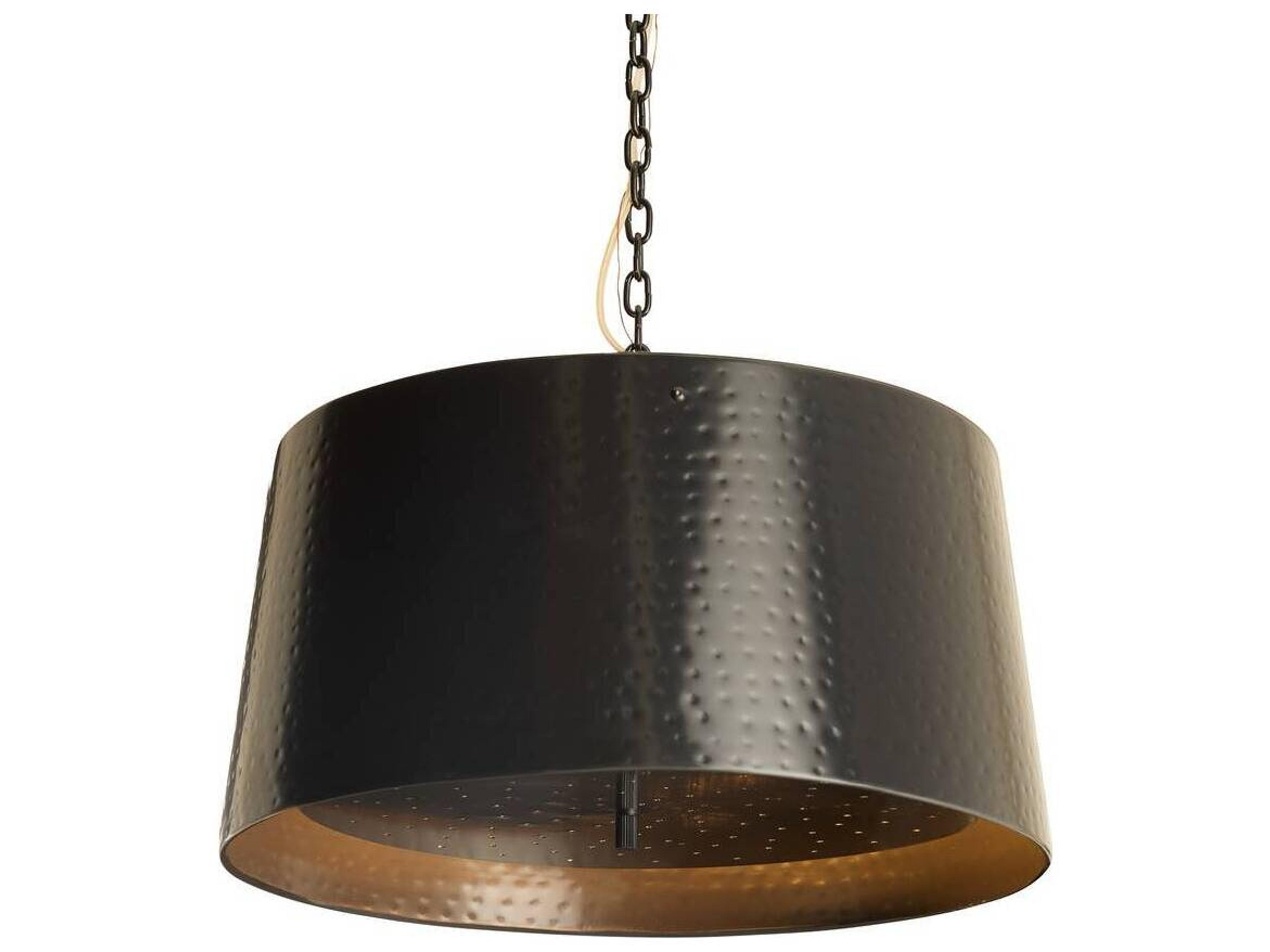 Arteriors Home Anderson 3-Light English Bronze Drum Pendant