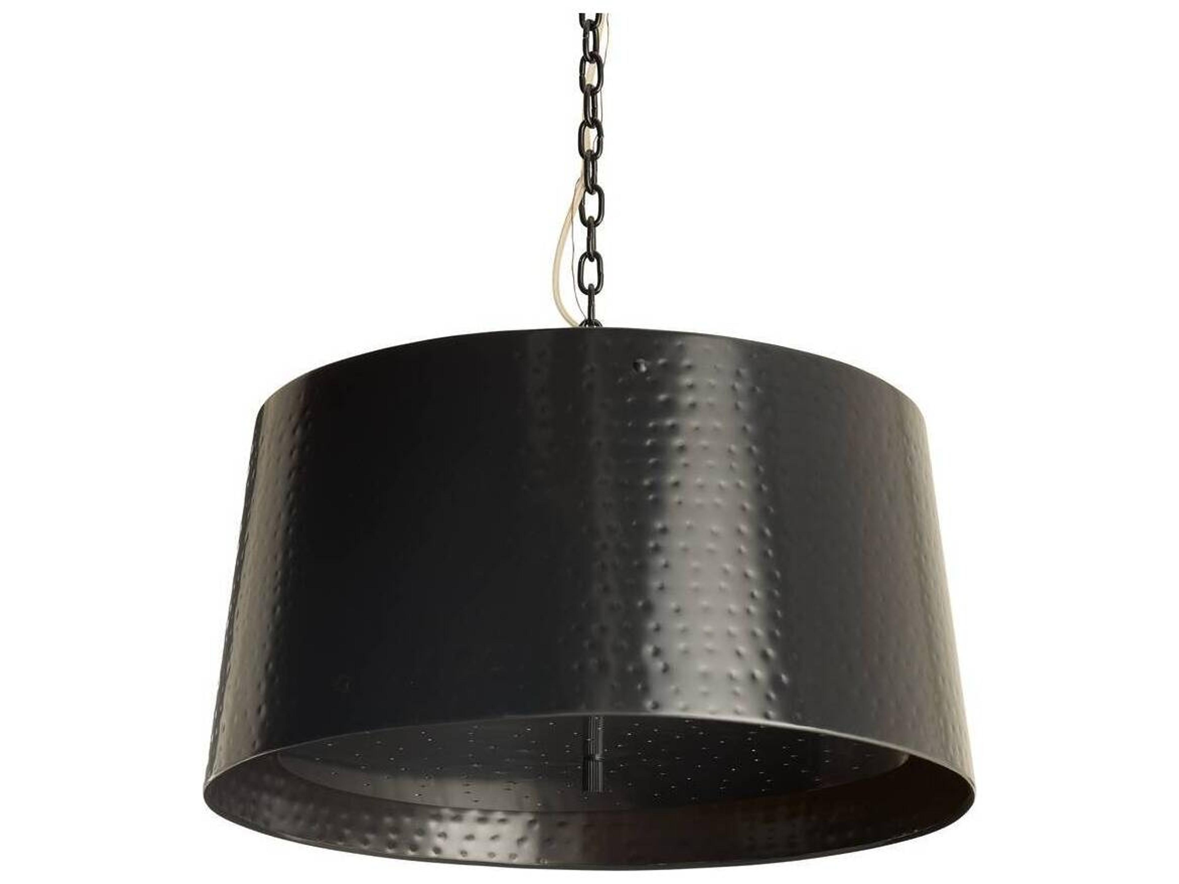 Arteriors Home Anderson 3-Light English Bronze Drum Pendant