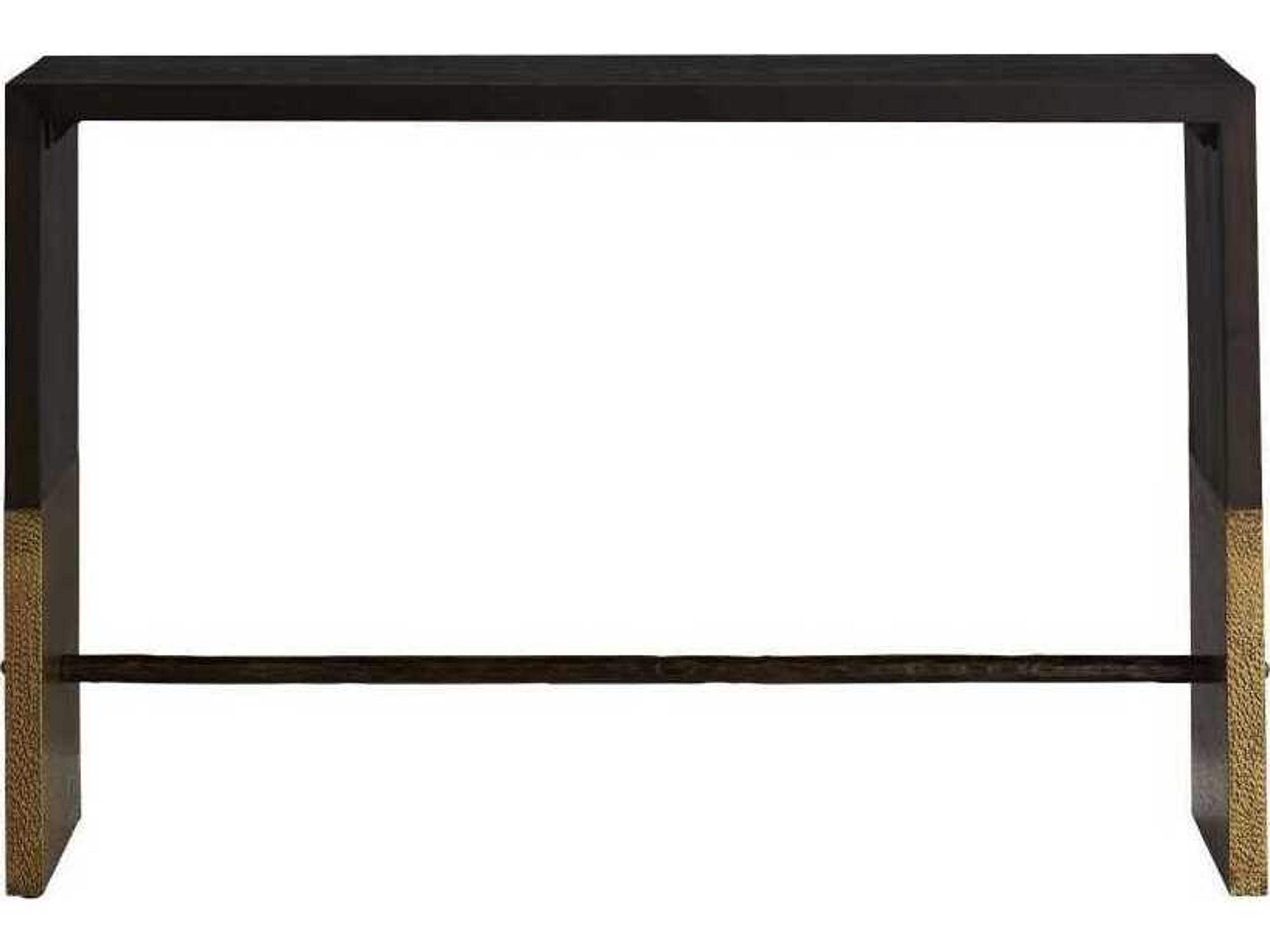 Arteriors Home Lyle Rectangular Wood Cerused Sable Console Table