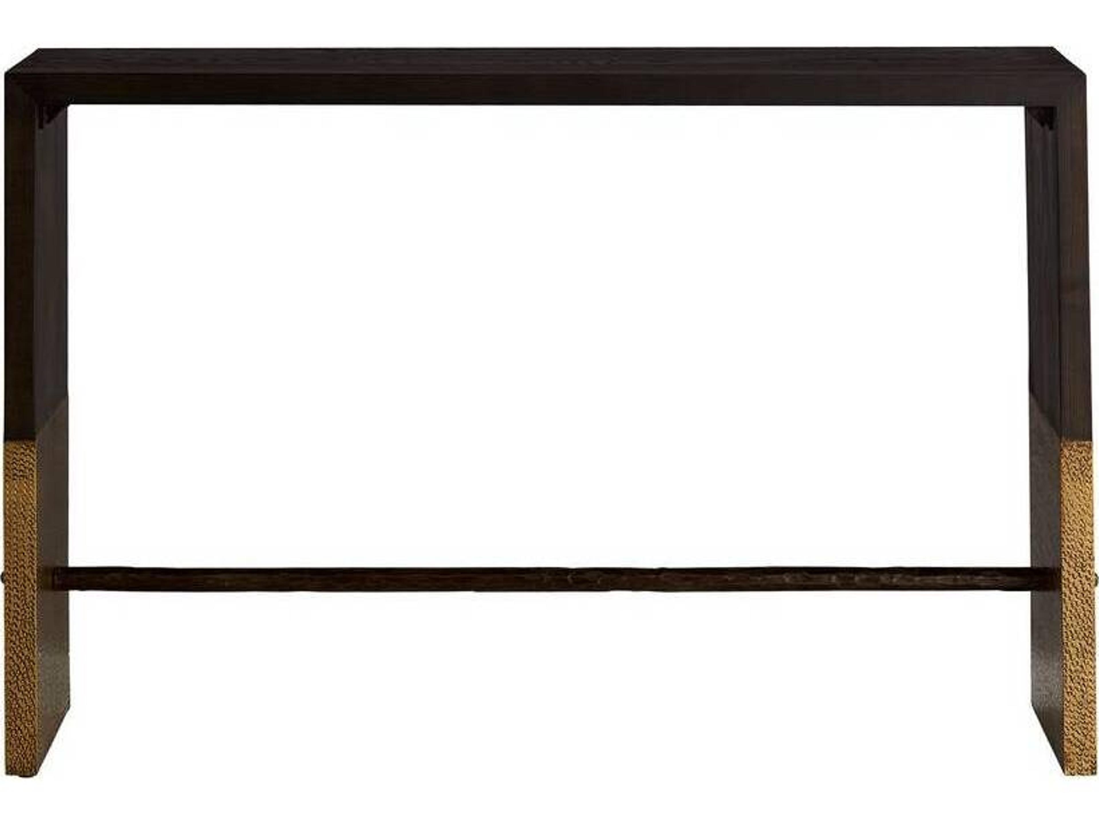 Arteriors Home Lyle Rectangular Wood Cerused Sable Console Table