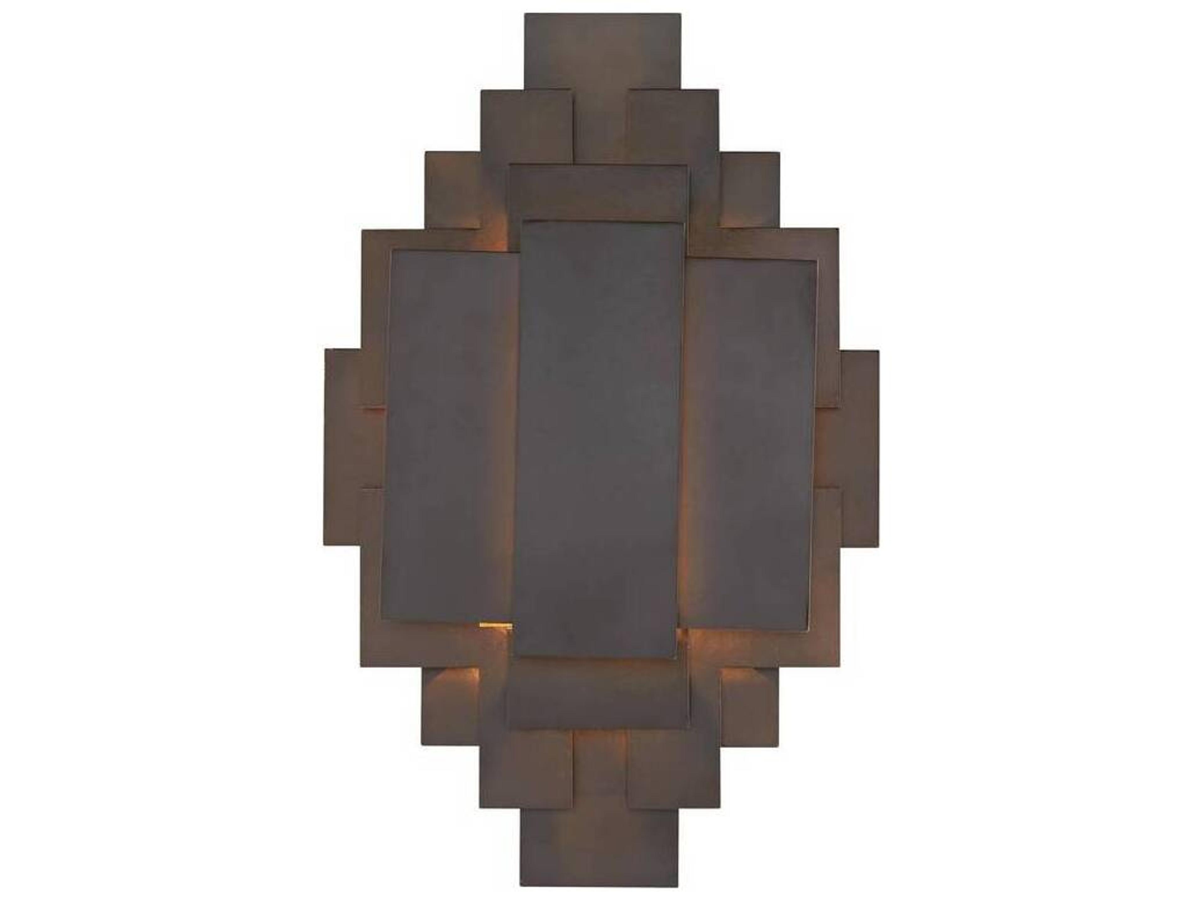 Arteriors Home Trinidad 2-Light Blackened Iron Gray Wall Sconce