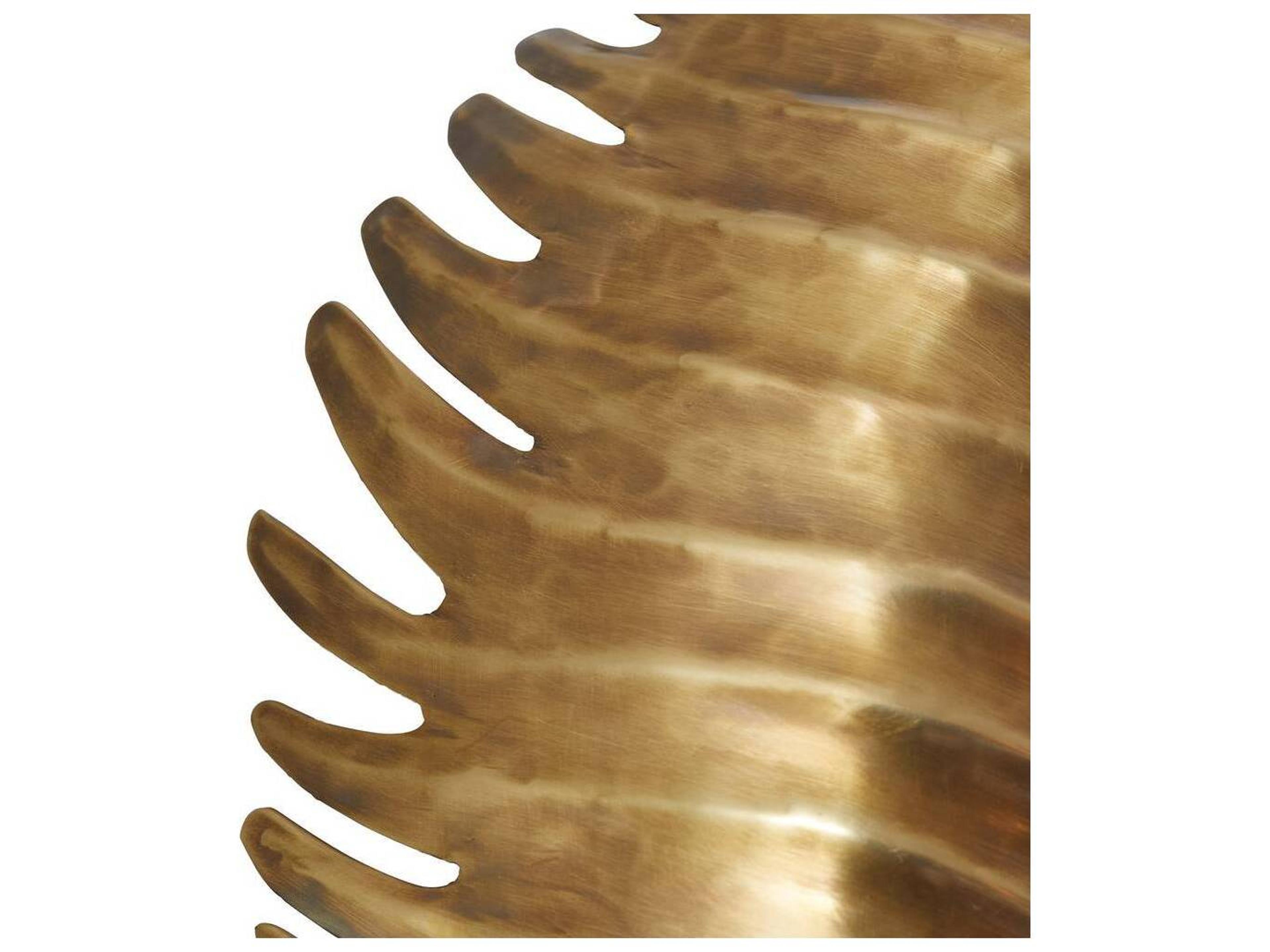 Arteriors Home Myrtle 1-Light Vintage Brass Wall Sconce