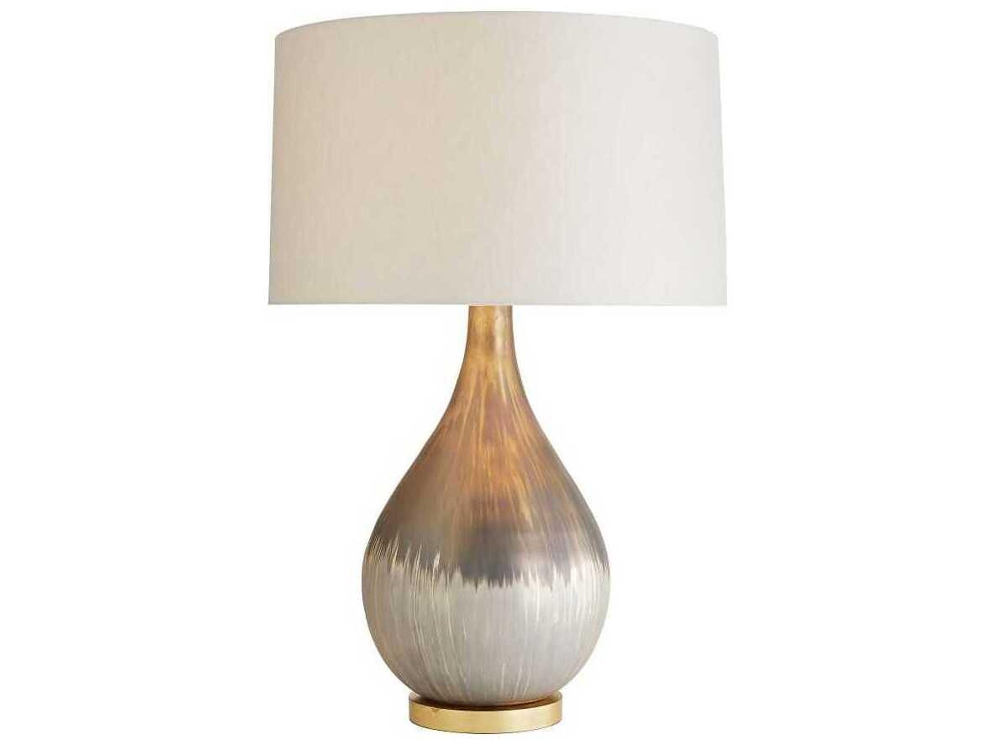 Arteriors Home Romy Satin Silvered Bronze Buffet Lamp