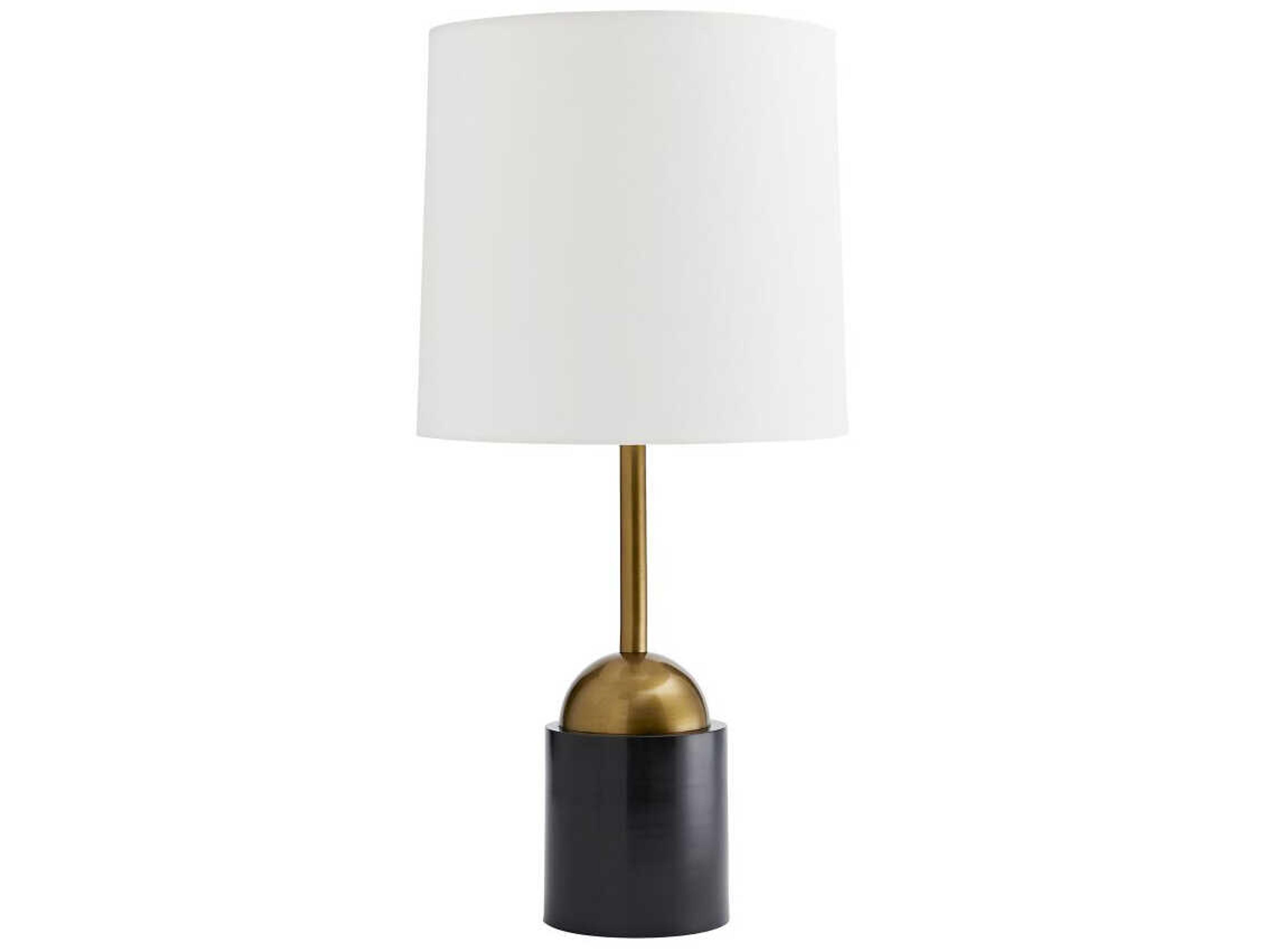 Grove Table Lamp in Bronze and Antique Brass