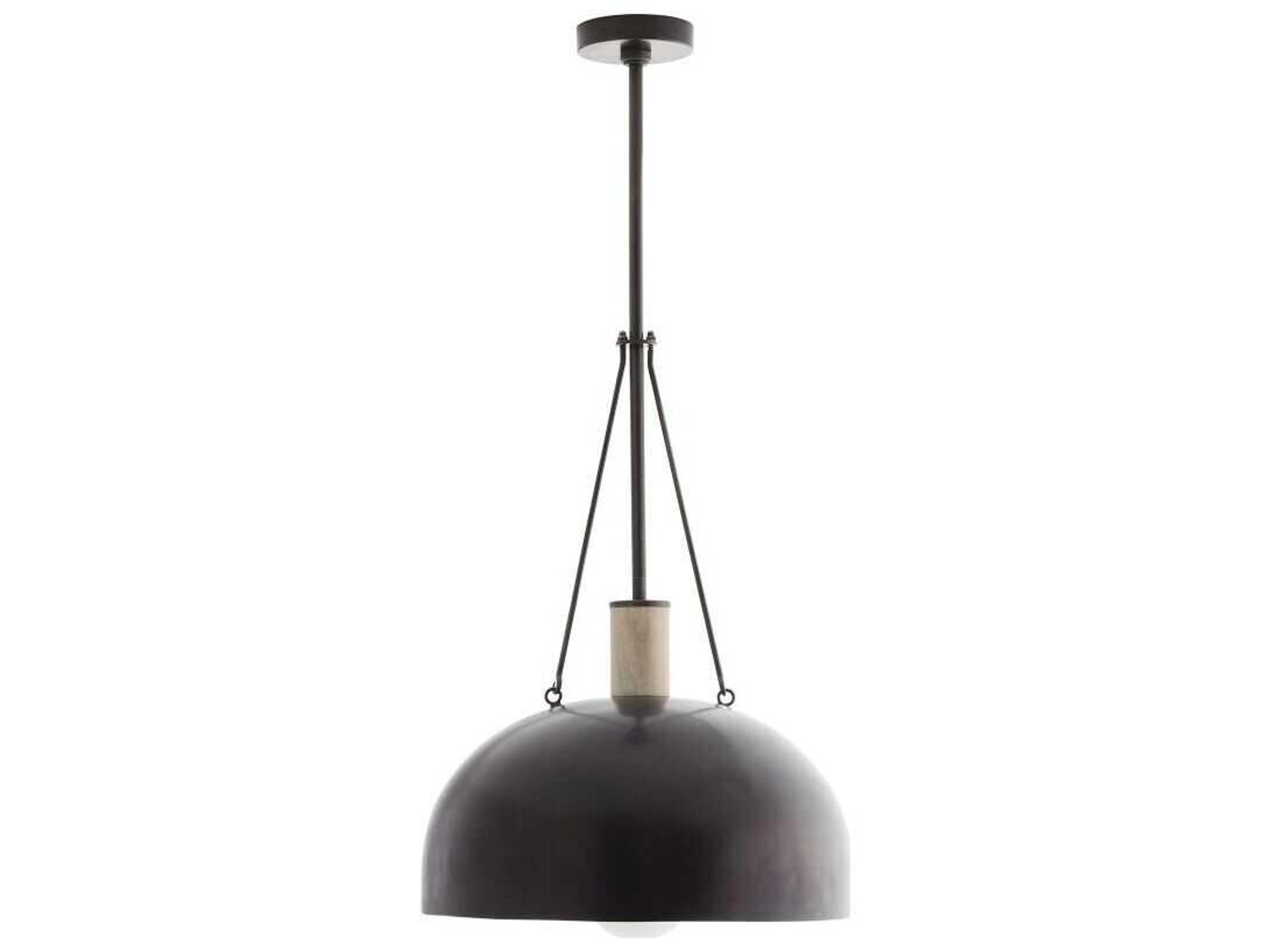 Arteriors Home Madea 1-Light Bronze Dome Pendant