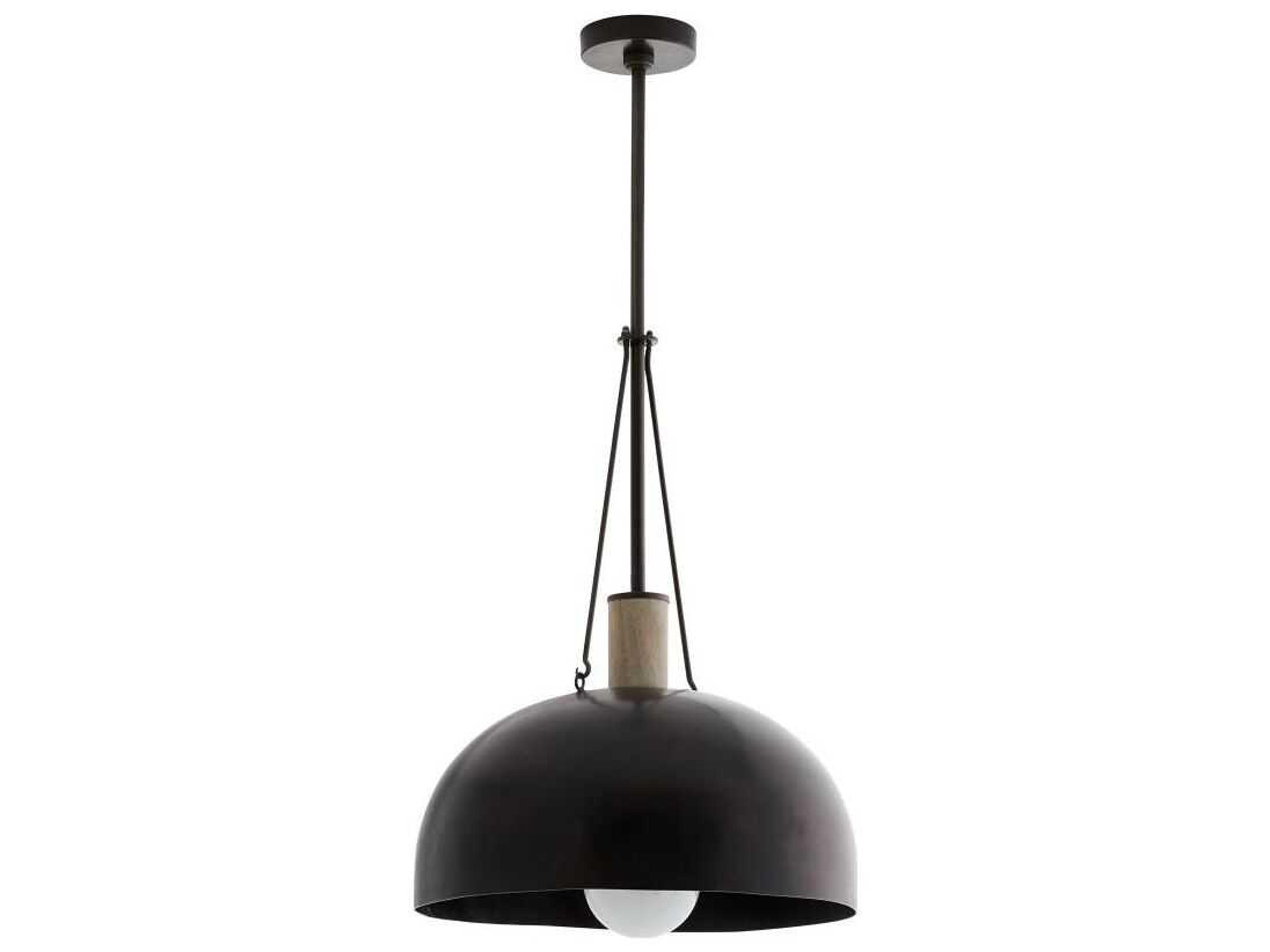 Arteriors Home Madea 1-Light Bronze Dome Pendant