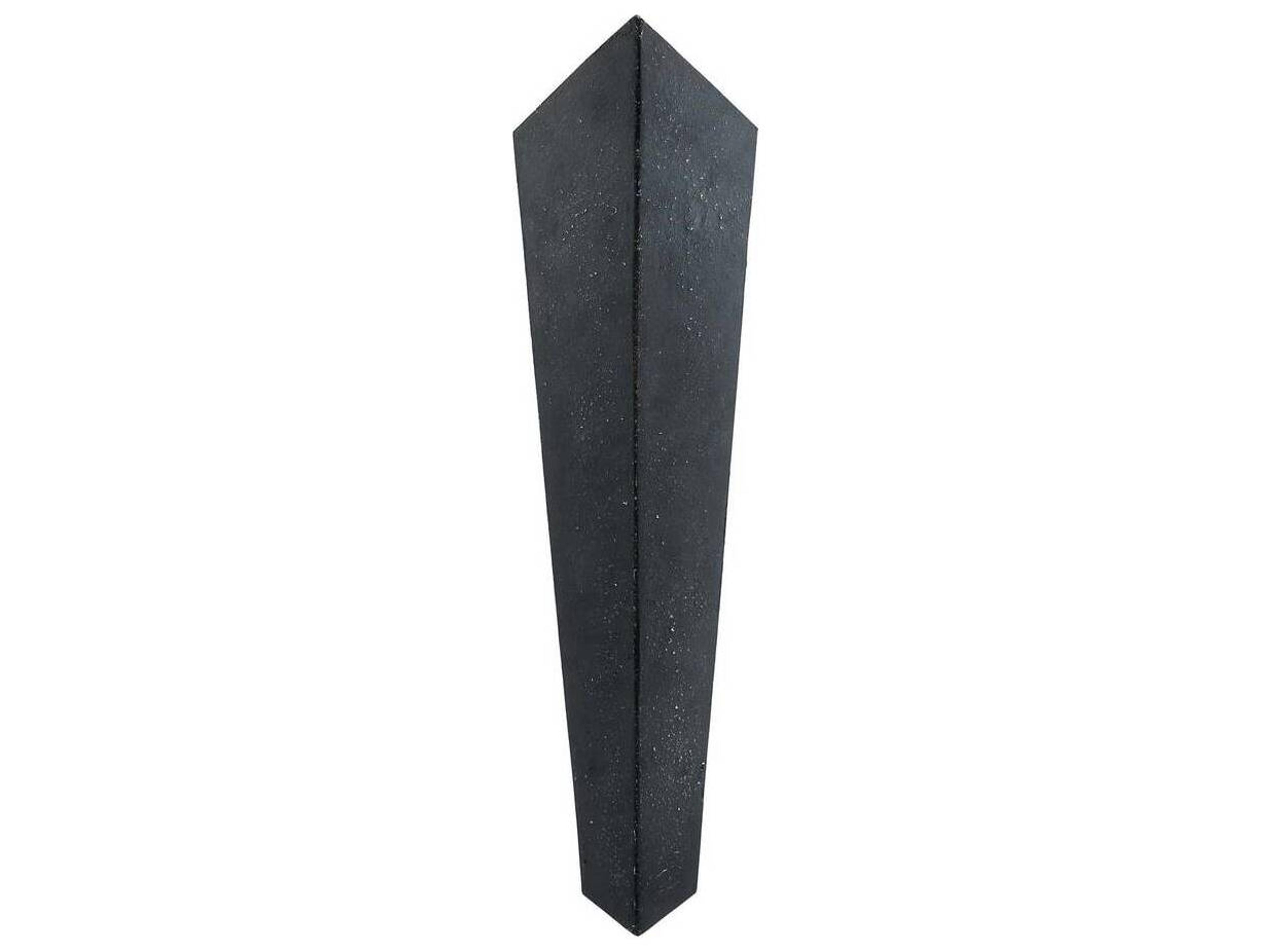 Arteriors Home Salvadoro 3-Light Textured Matte Charcoal Black Wall Sconce