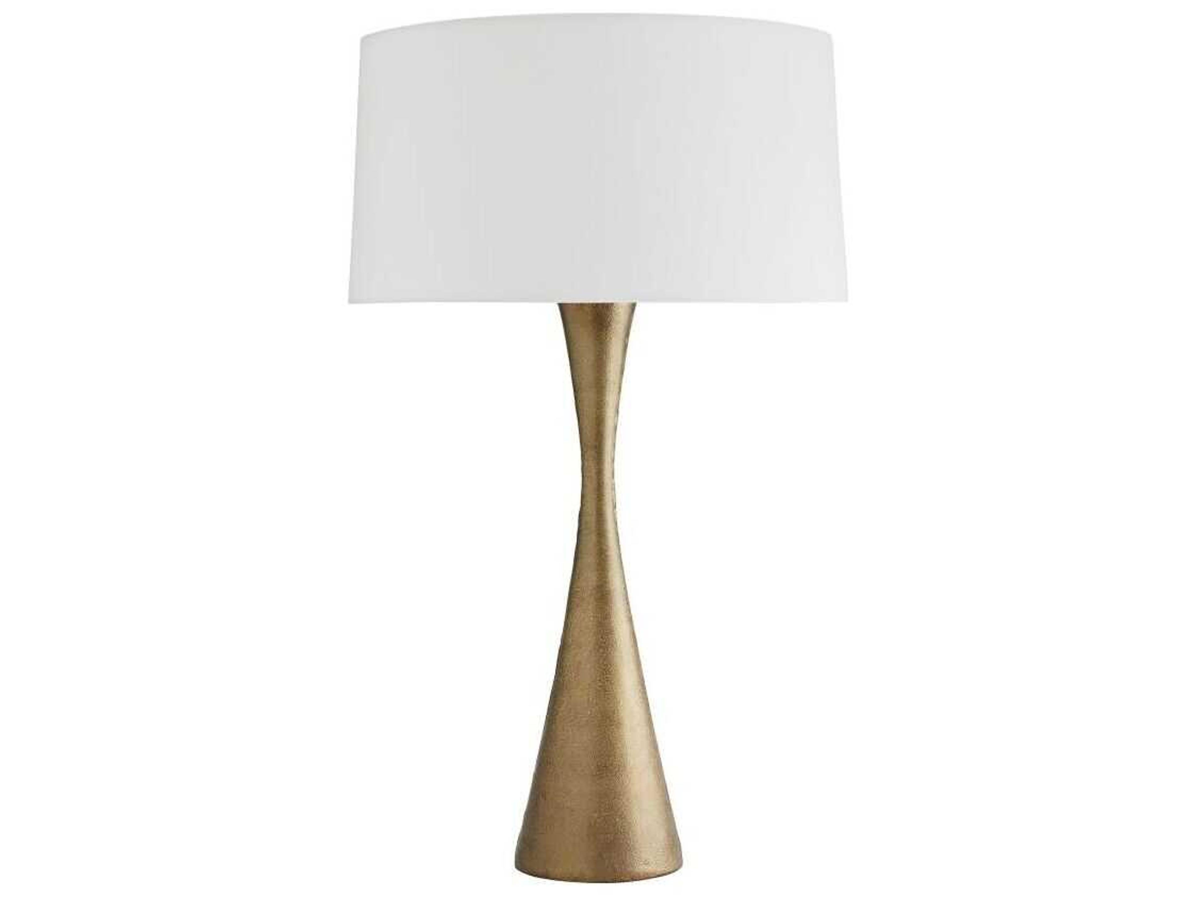 Arteriors Home Narsi Antique Brass Buffet Lamp