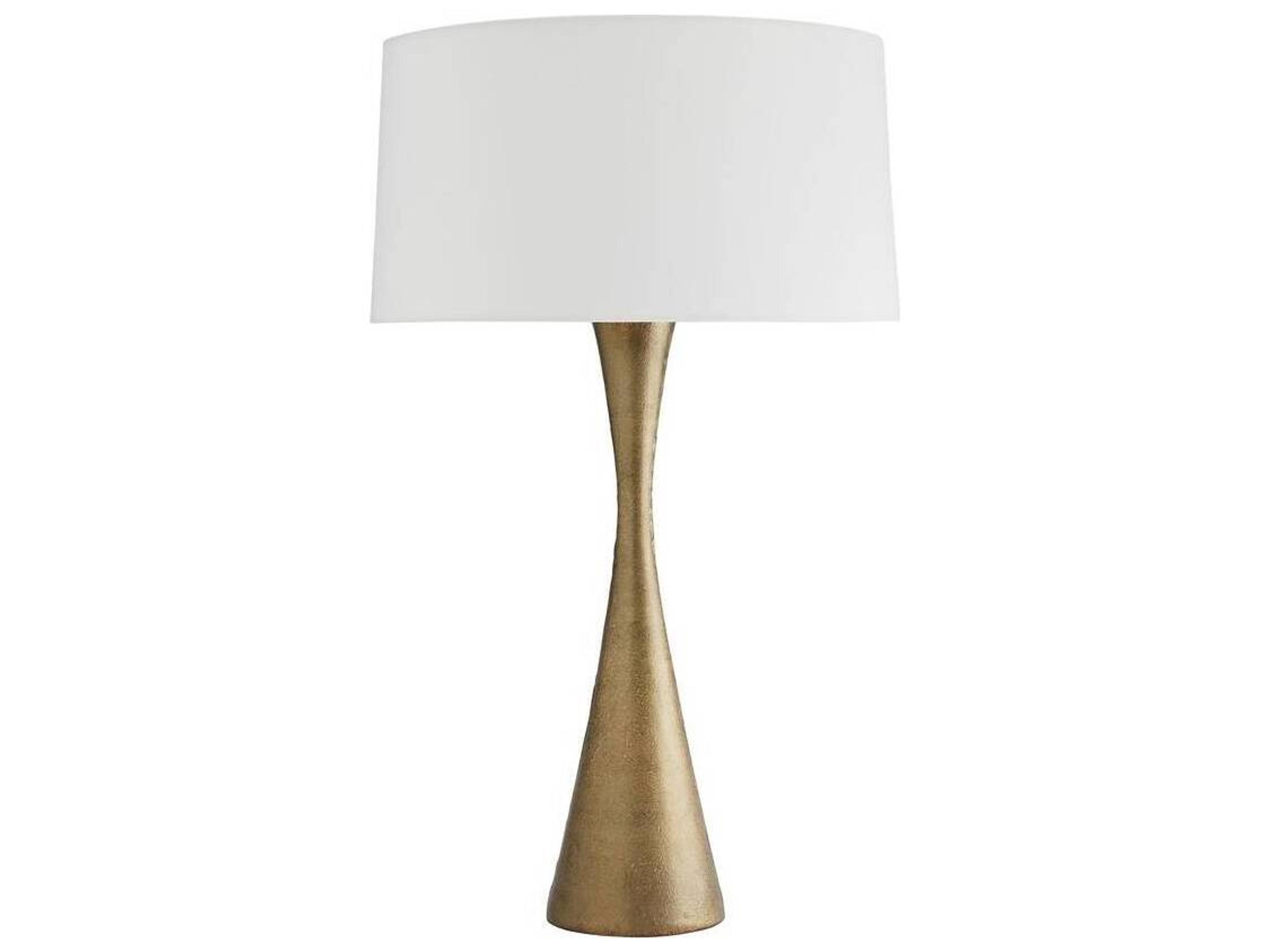 Arteriors Home Narsi Antique Brass Buffet Lamp