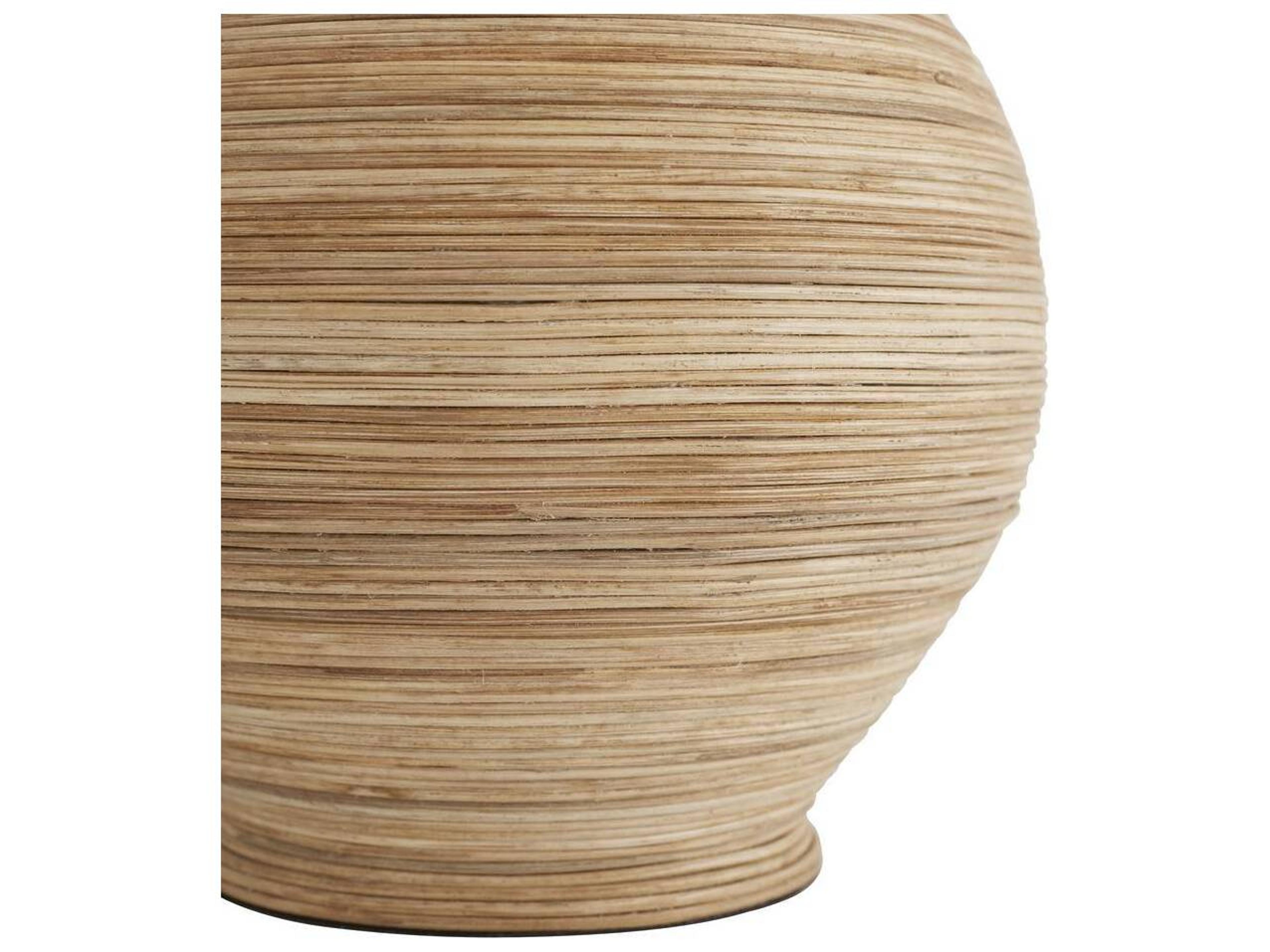 Arteriors Home Donna Natural Rattan Brown Buffet Lamp
