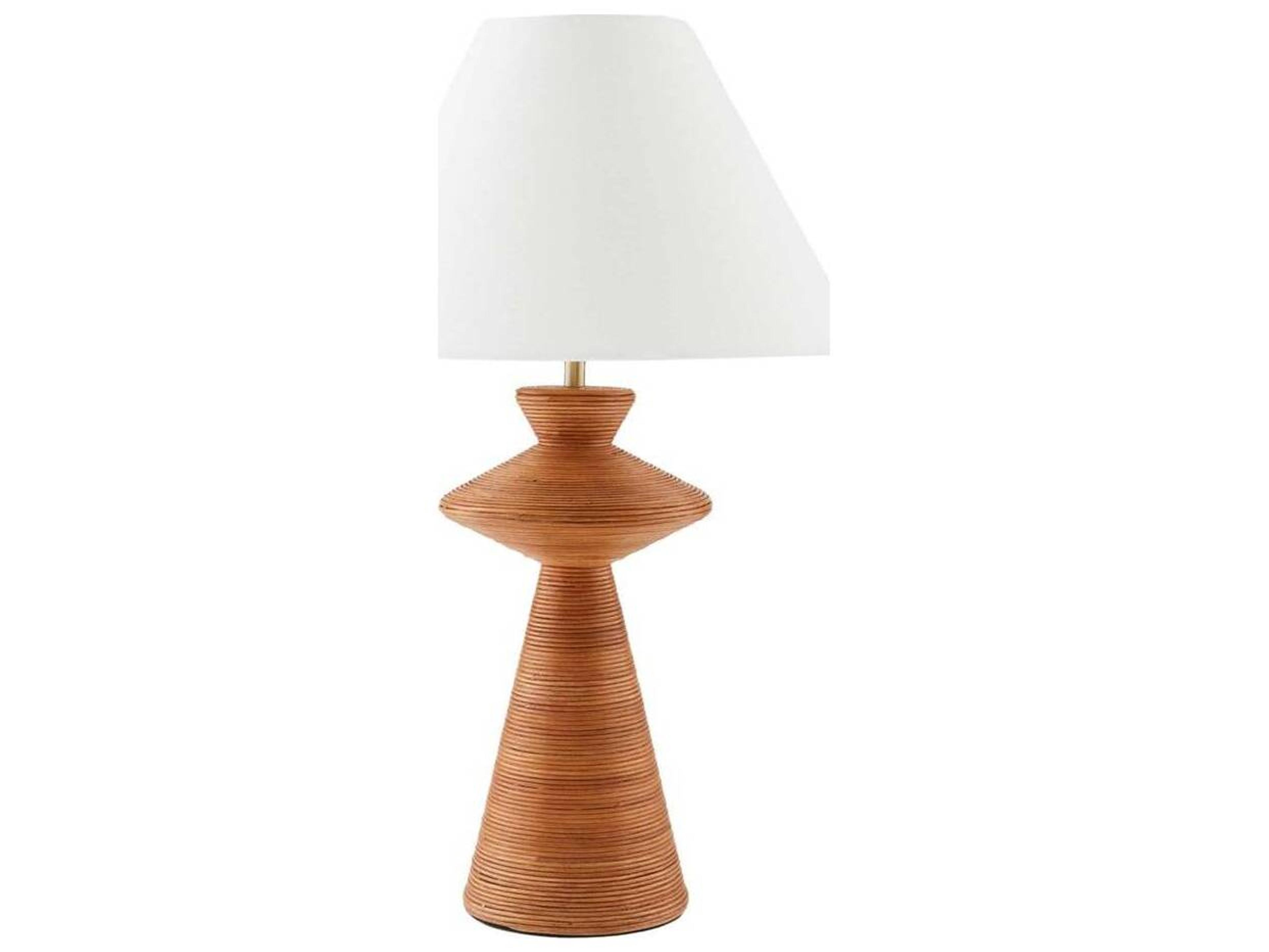 Arteriors Home Palista Honey Rattan Brown Buffet Lamp