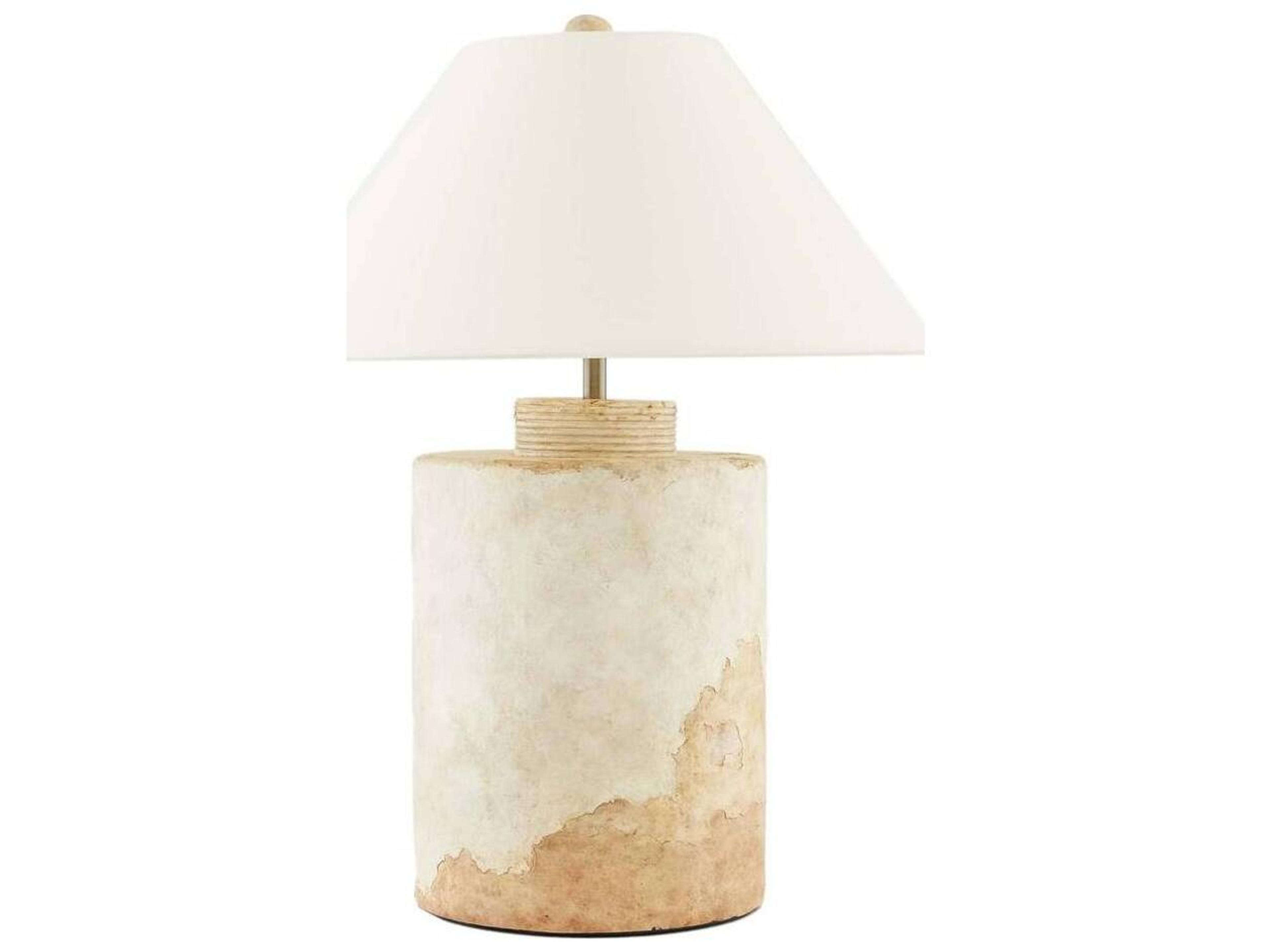 Arteriors Home Samala Tuscan Wash Terracotta Off White Buffet Lamp