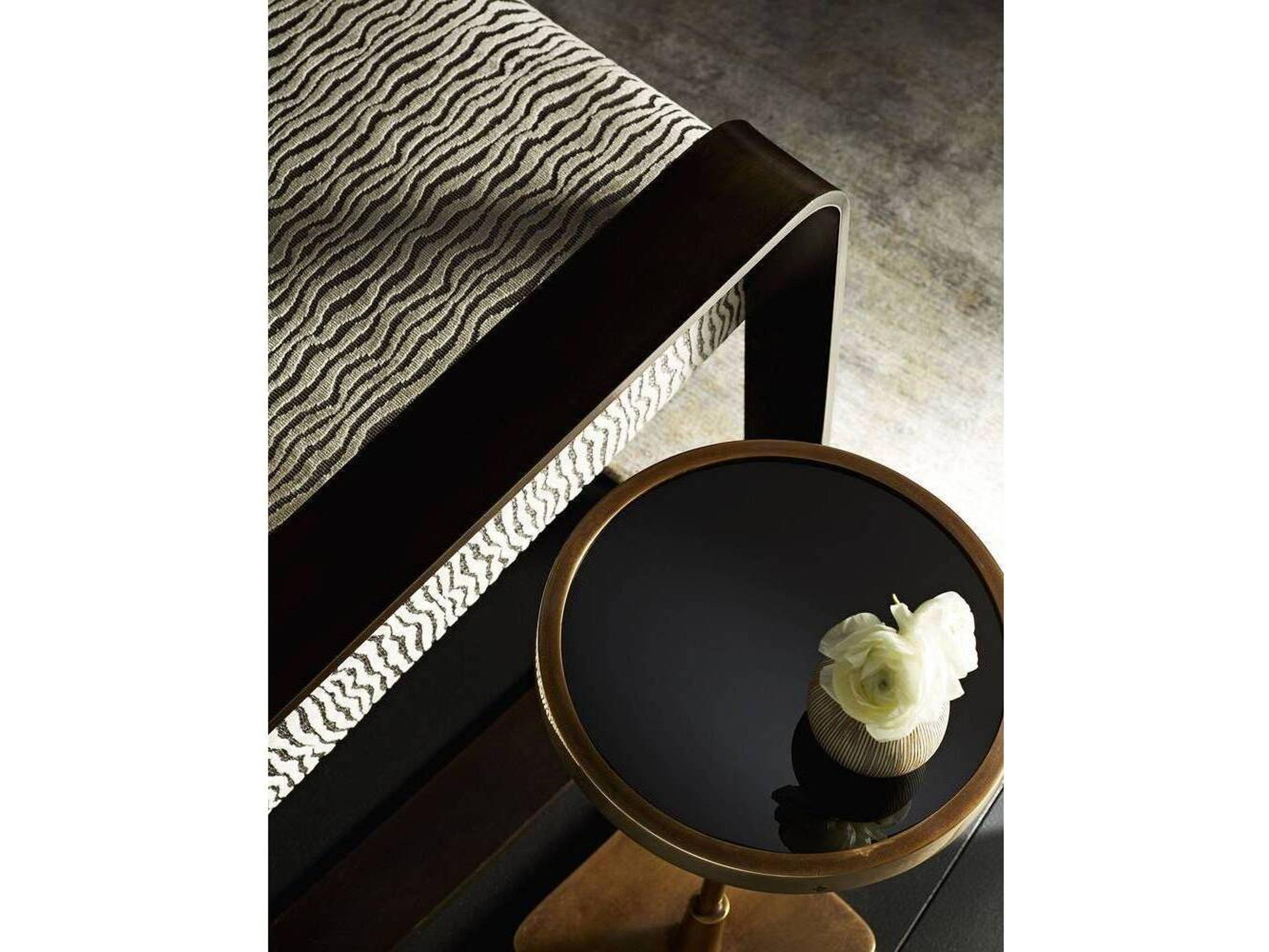 Arteriors Home Torcello Gray Velvet Accent Chair