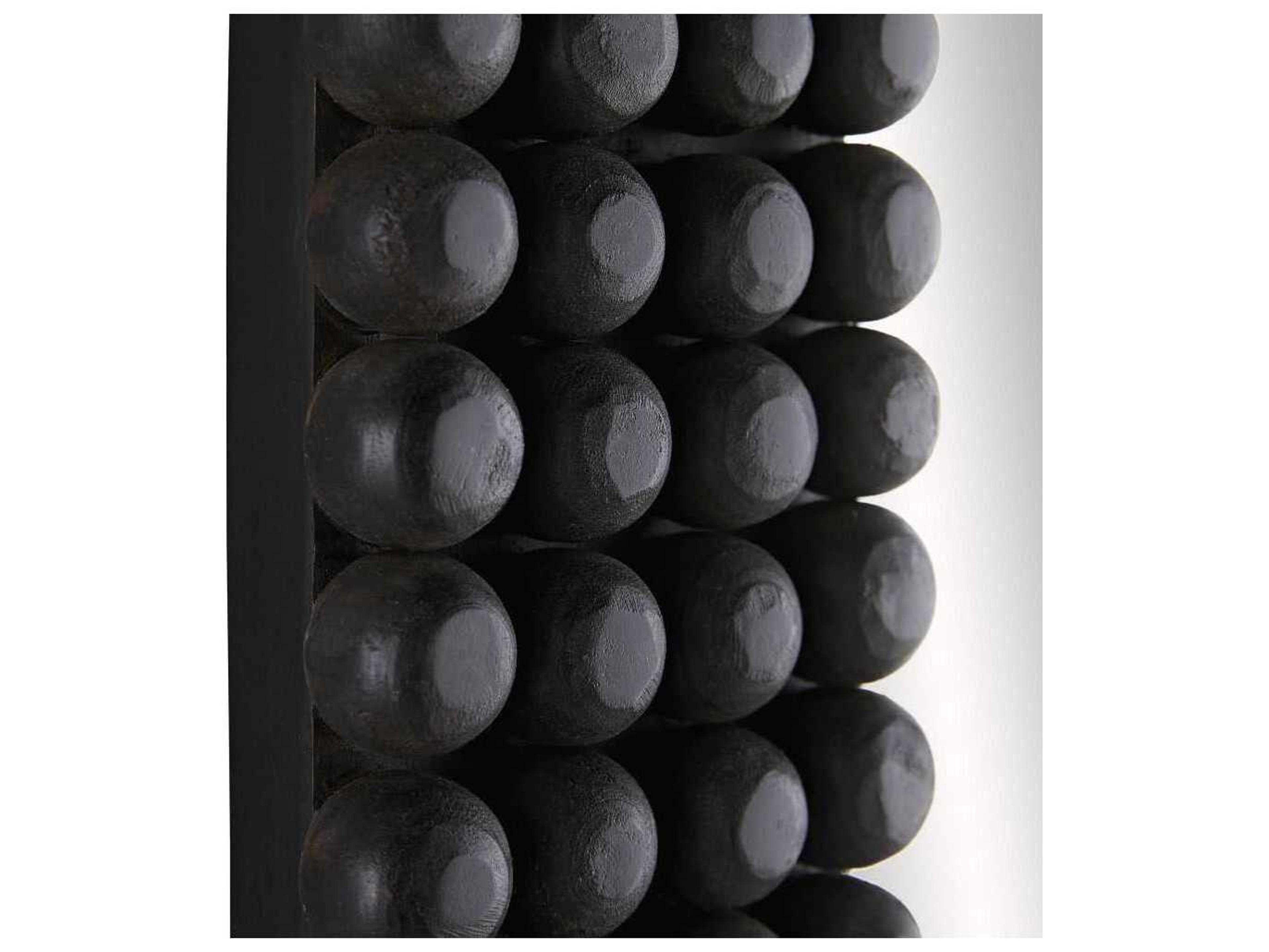 Arteriors Home Paxton  Black Stained Rectangular Floor Mirror