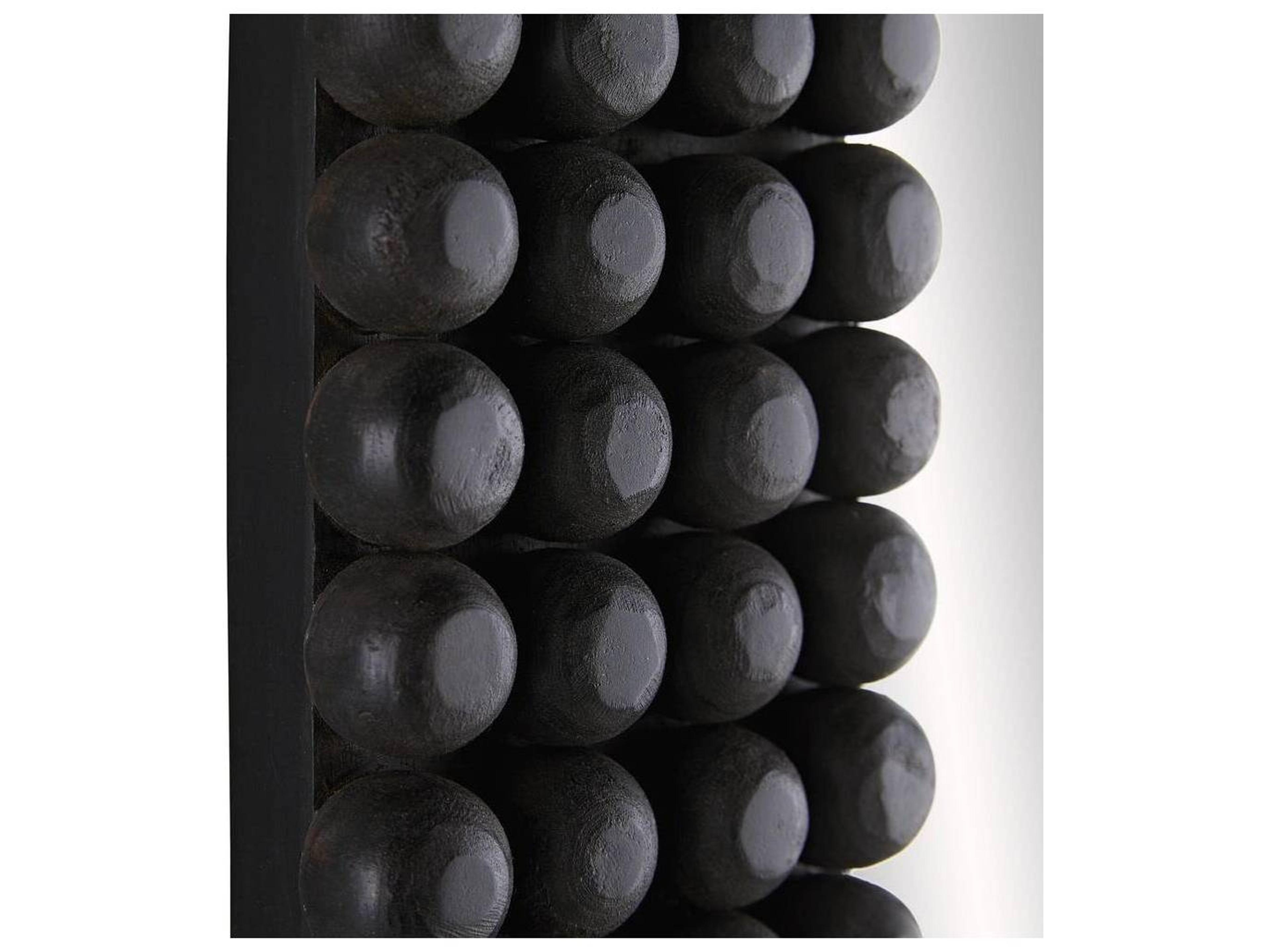 Arteriors Home Paxton Black Stained Wall Mirror