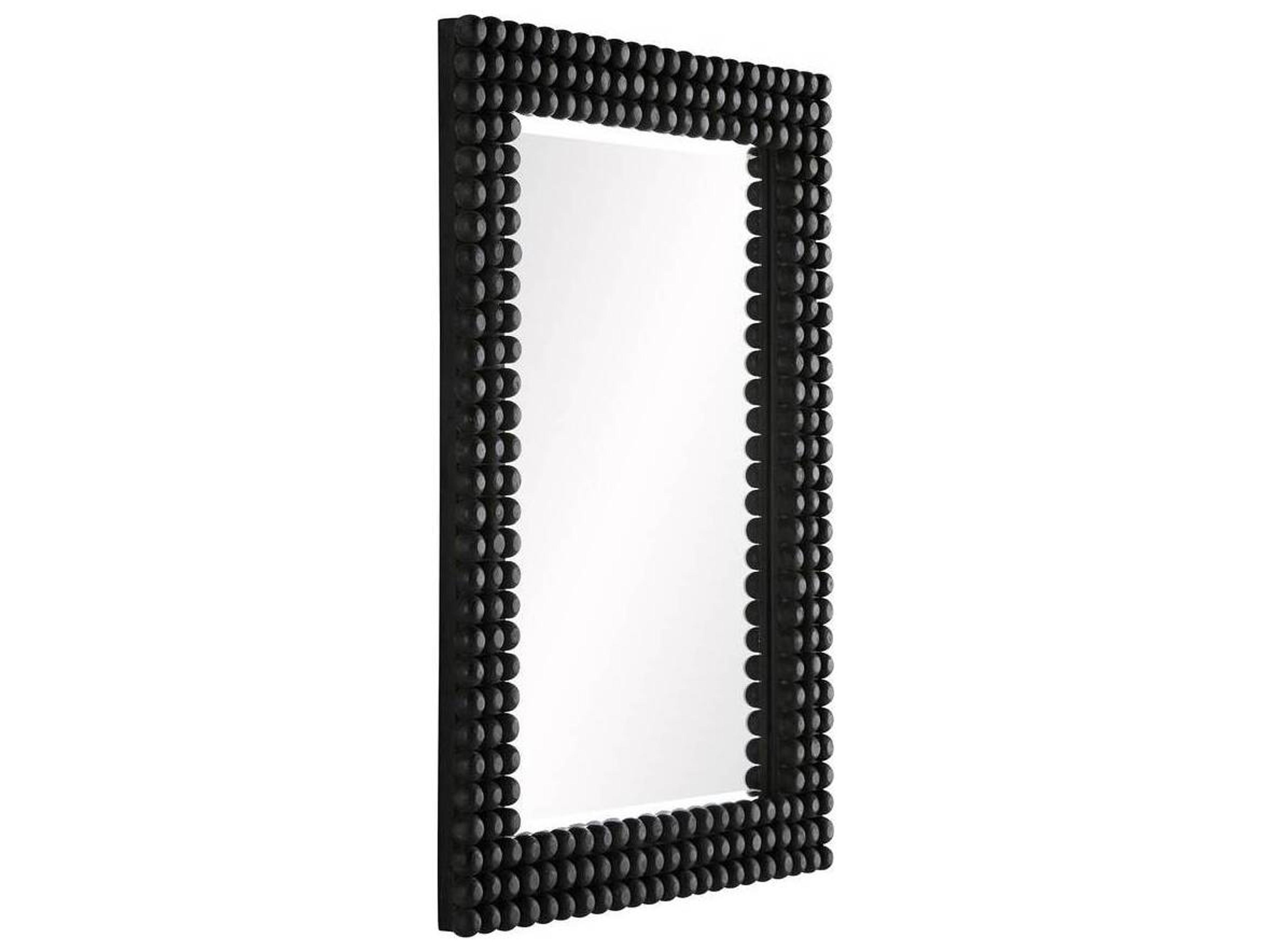 Arteriors Home Paxton Black Stained Wall Mirror