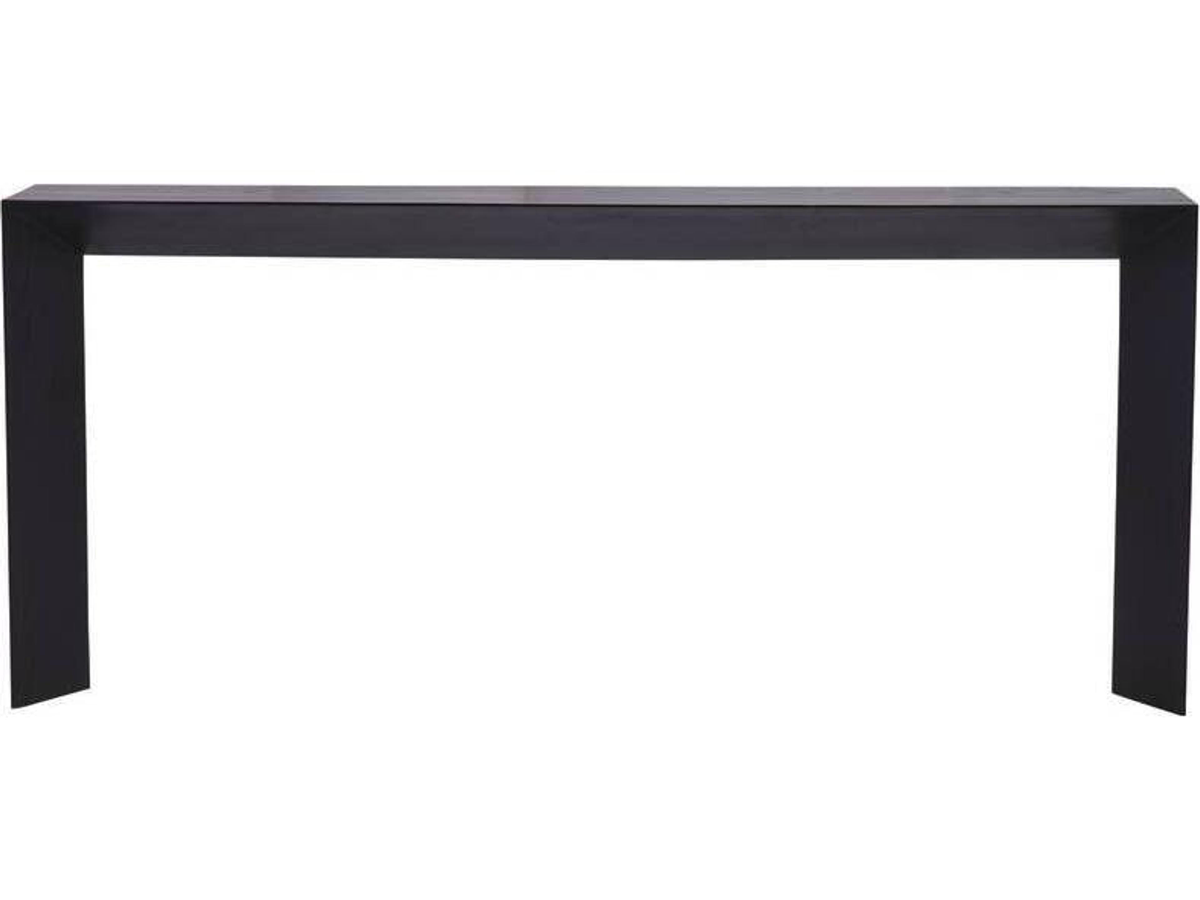 Arteriors Home Rectangular Wood Ebony Ormando Console Table