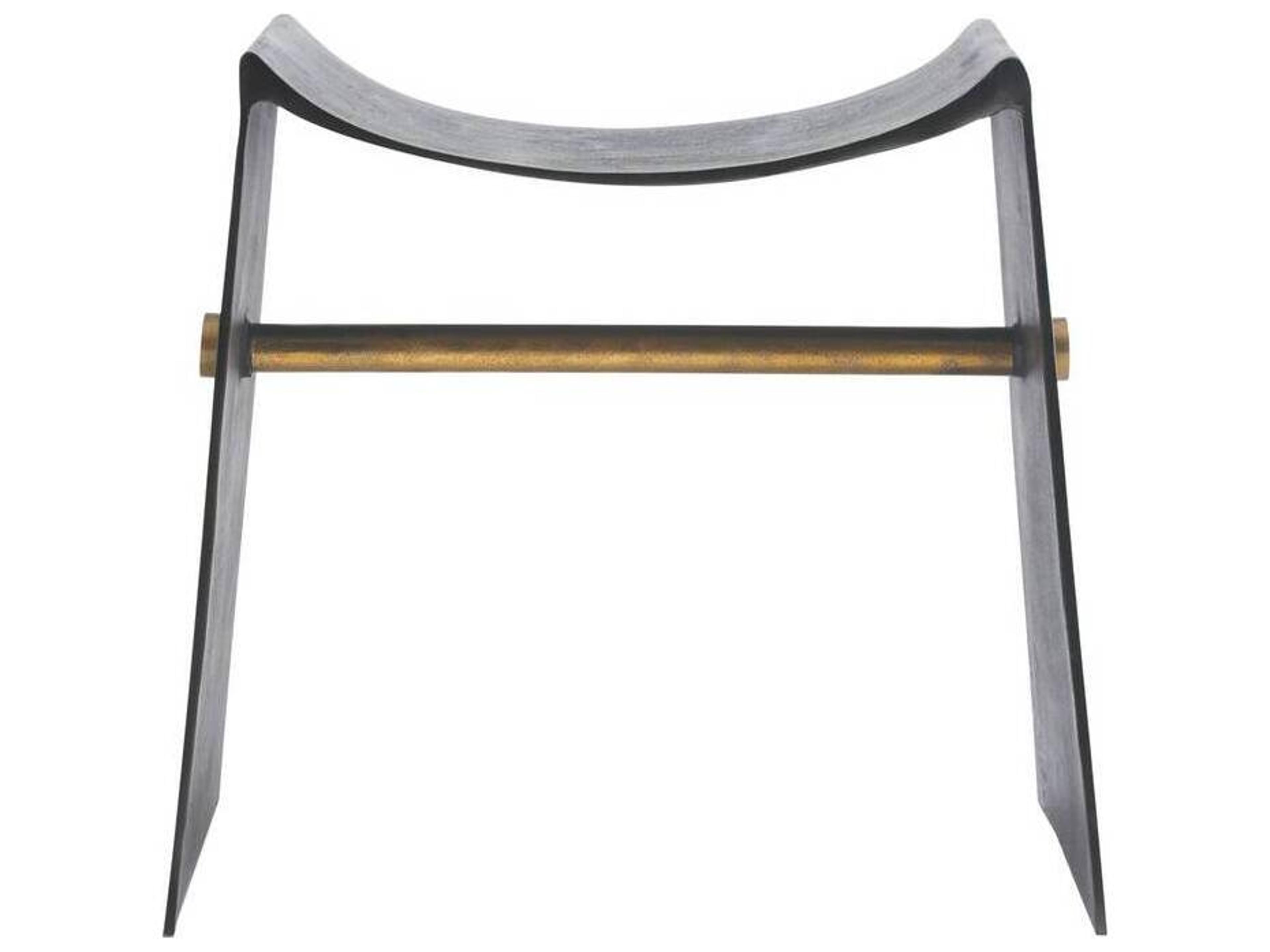 Arteriors Home Montez Blackened Accent Stool