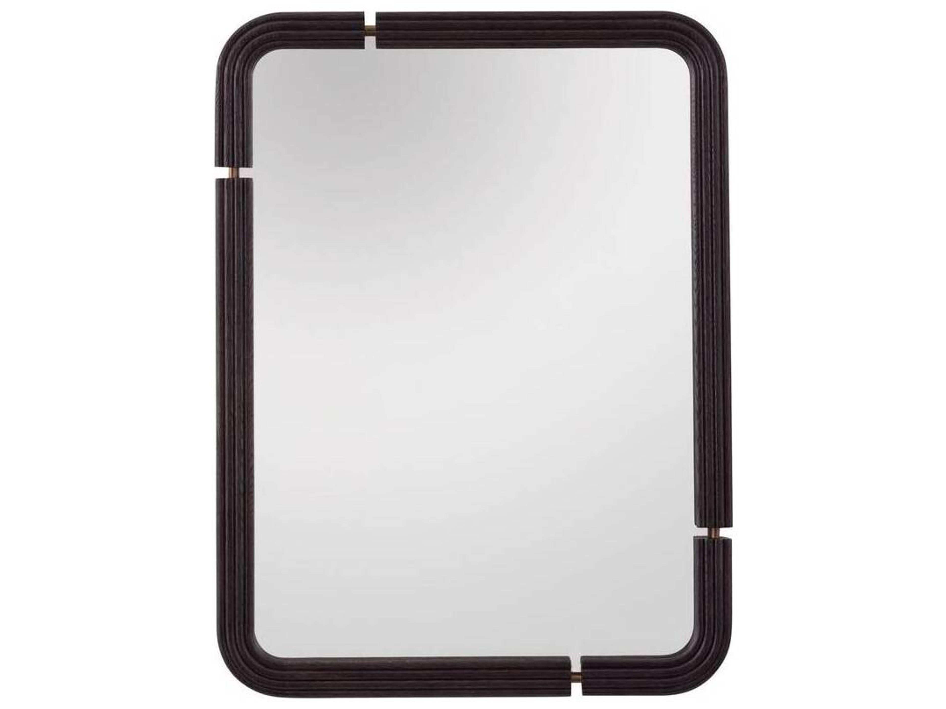 Mulholland Mirror Rectangular Oak Wood Frame