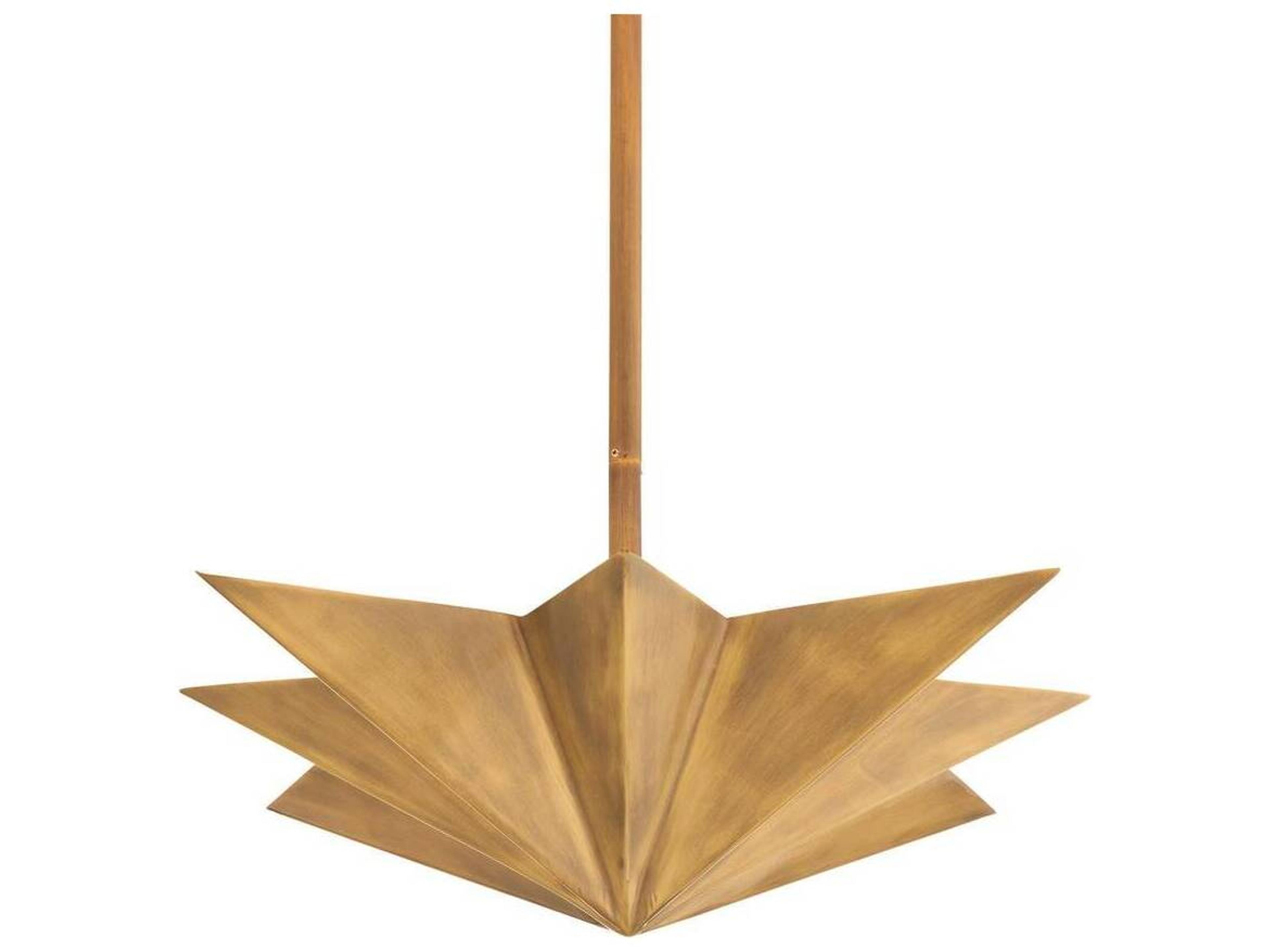 Arteriors Home Rex 4-Light Antique Brass Linear Pendant