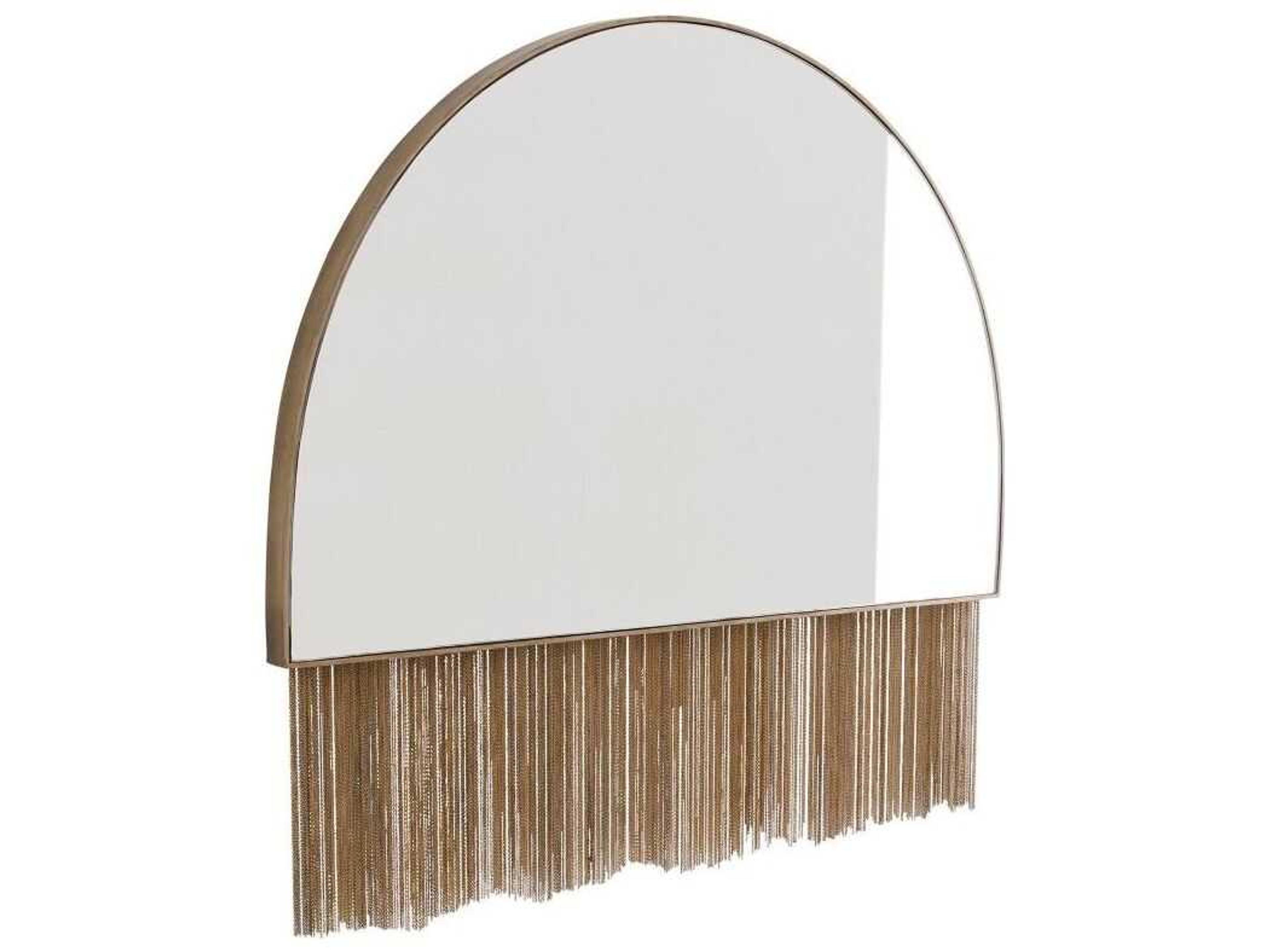 Ozzy Wall Mirror Antique Brass